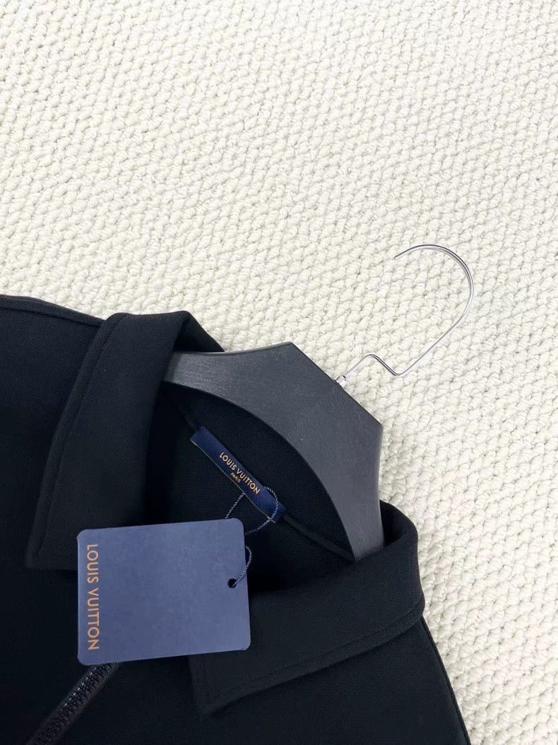Louis Vuitton Louis Vuitton Black Half-Zip Monogram Polo - dmc Size US XL / EU 56 / 4 - 3 Thumbnail