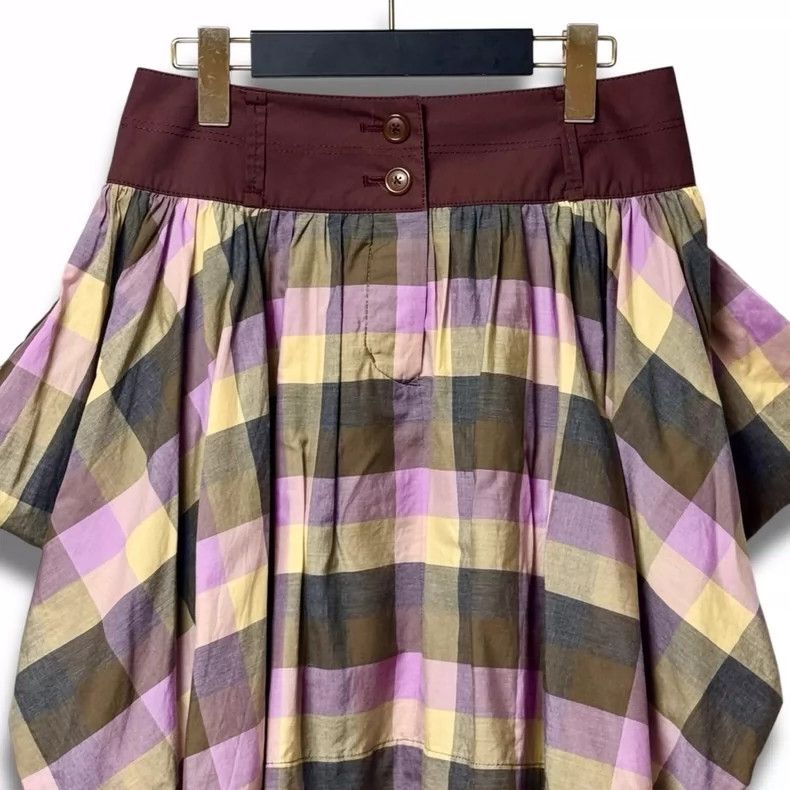 Vivienne Westwood Vivienne Westwood Vintage Plaid Asymmetric Skirt - dmc Size US 28 / EU 44 - 3 Thumbnail