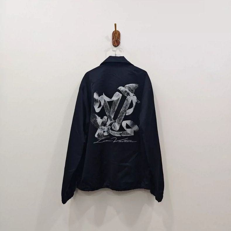 Louis Vuitton Louis Vuitton Black Peace Dove Jacket - dmc Size US L / EU 52-54 / 3 - 2 Thumbnail