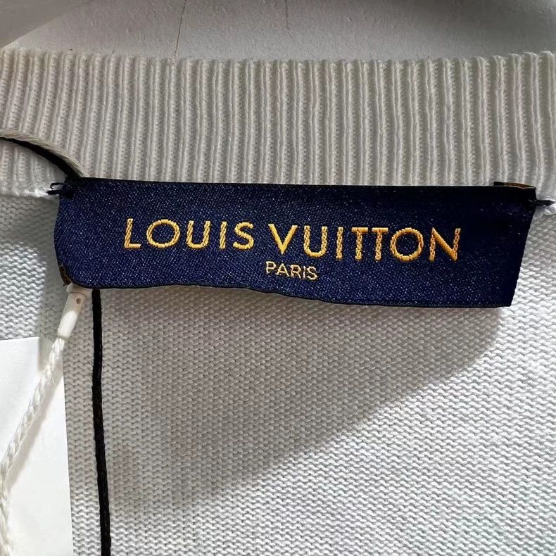 Louis Vuitton Louis Vuitton Dog Print Logo Knit Tee - dmc Size US L / EU 52-54 / 3 - 3 Thumbnail