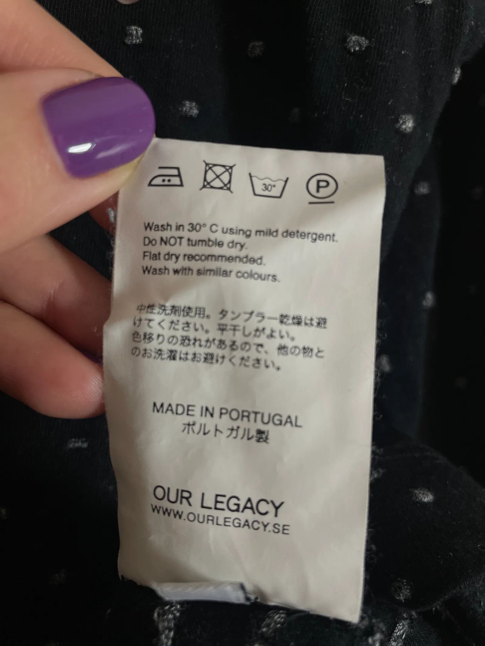 Our Legacy Our Legacy Mlng Jacquard Dot Sweater Size L / US 10 / IT 46 - 3 Thumbnail