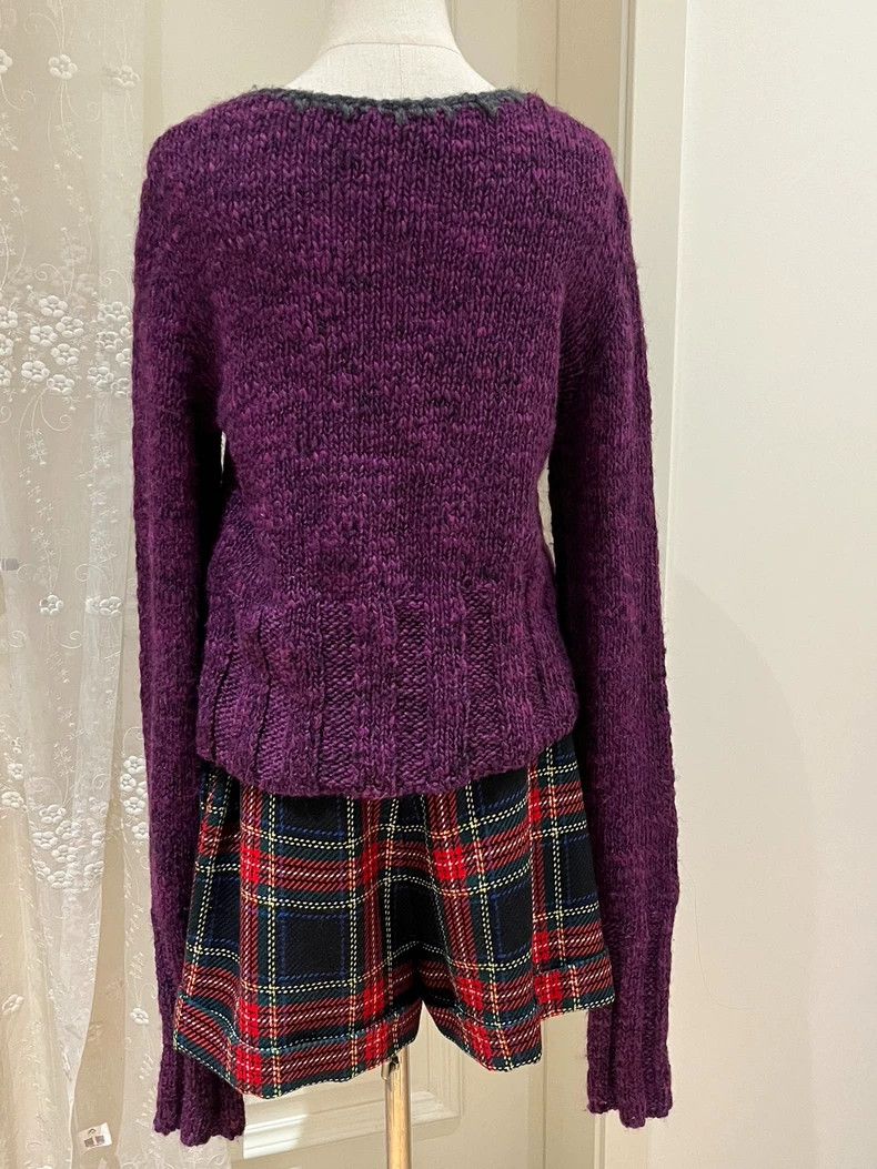 Vivienne Westwood Vivienne Westwood Purple Long Sleeve Cardigan - dmc Size US M / EU 48-50 / 2 - 5 Thumbnail