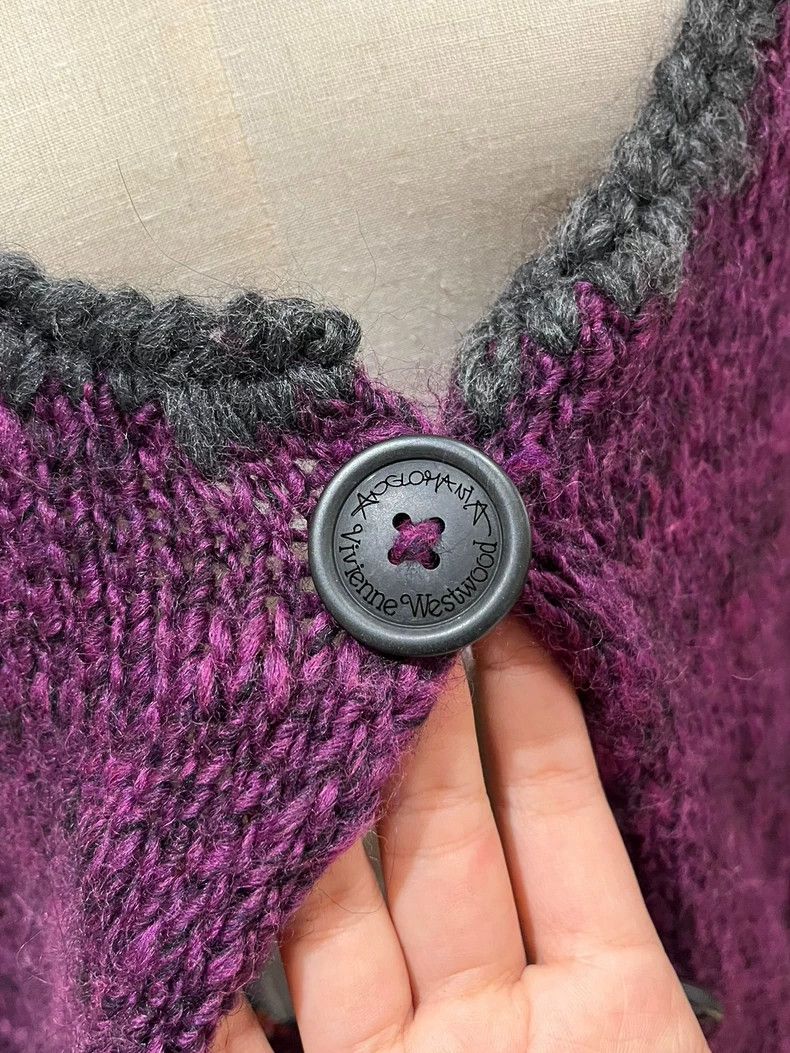 Vivienne Westwood Vivienne Westwood Purple Long Sleeve Cardigan - dmc Size US M / EU 48-50 / 2 - 3 Thumbnail