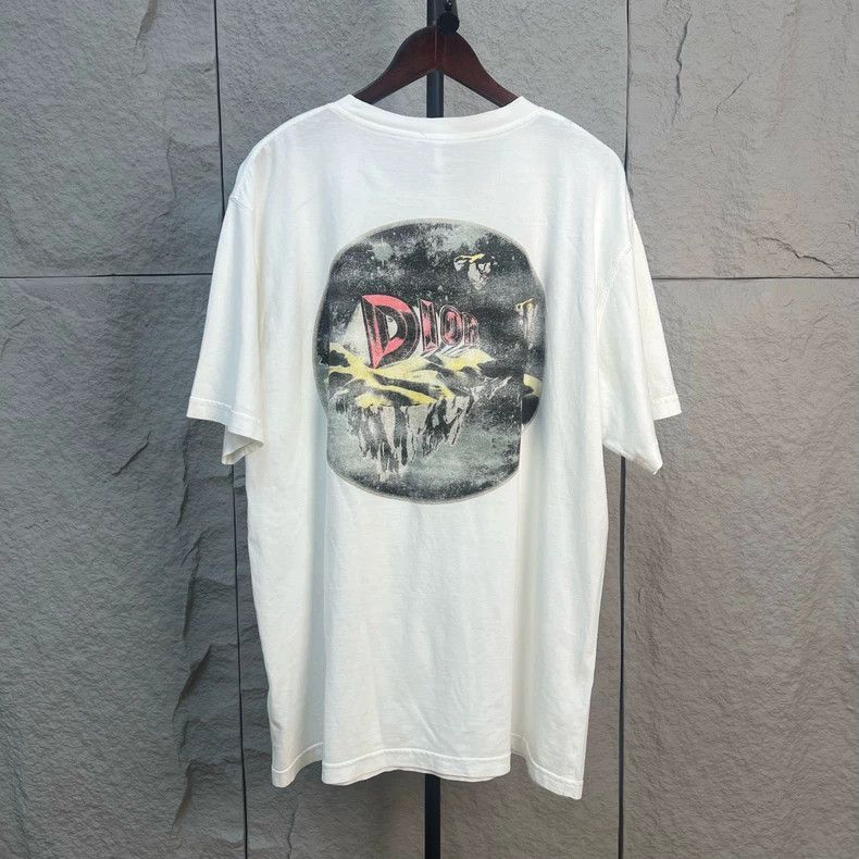 Dior Dior SS23 Graffiti Ink Short Sleeve Tee - dmc Size US XXL / EU 58 / 5 - 2 Thumbnail