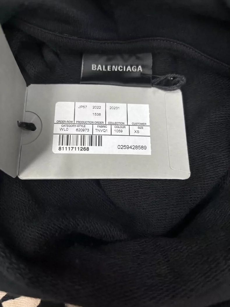 Balenciaga Balenciaga 23SS Graffiti Print Hoodie - dmc Size US XS / EU 42 / 0 - 4 Thumbnail