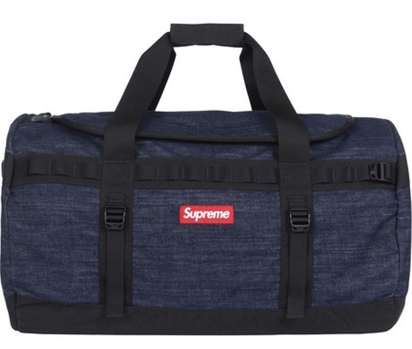 SUPREME NORTHFACE DENIM Dufflebag 売り込み - 旅行かばん・小分けバッグ