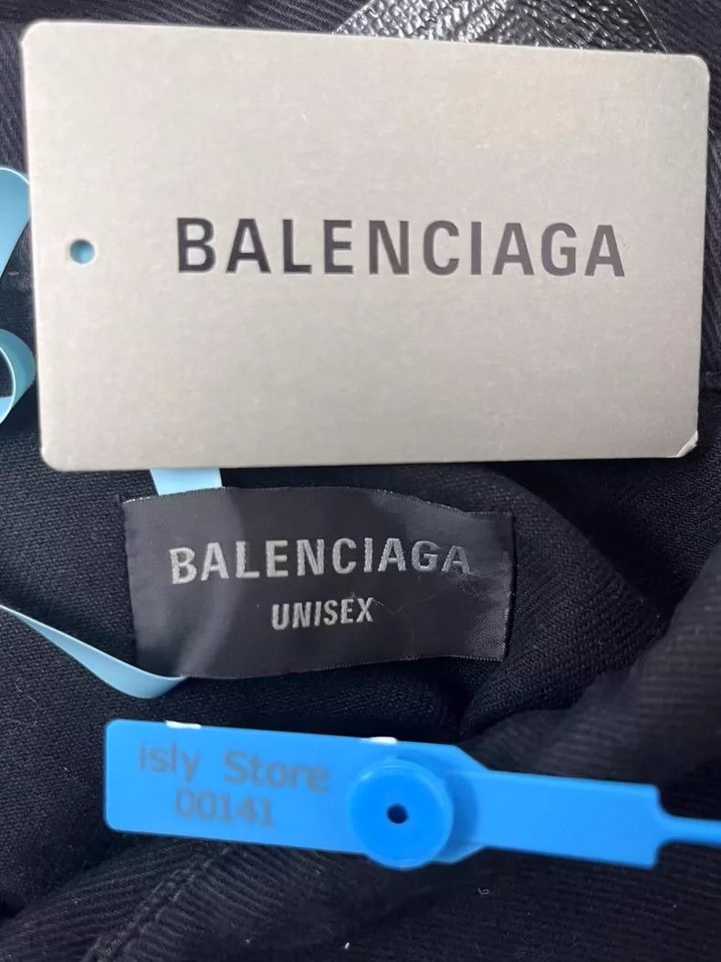 Balenciaga Balenciaga Back Logo Denim Jacket - dmc Size US S / EU 44-46 / 1 - 4 Thumbnail
