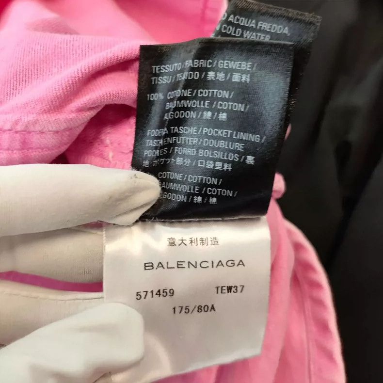 Balenciaga Balenciaga Pink Denim Mini Skirt - dmc Size US 31 - 9 Thumbnail