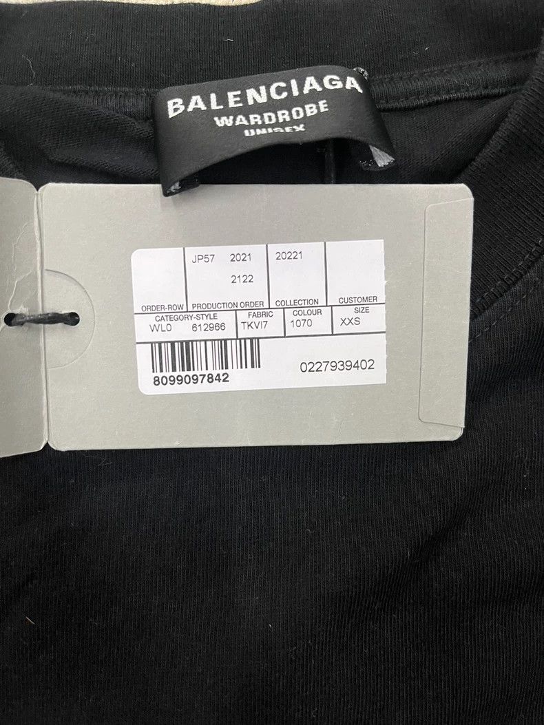 Balenciaga Balenciaga FW21 Mosaic Logo Short Sleeve T-shirt - dmc Size US XXS / EU 40 - 3 Thumbnail