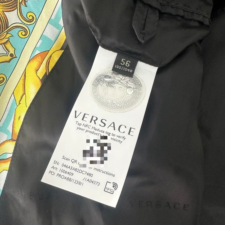 Versace VERSACE x FENDI Baroque Quilted Jacket - dmc Size US XL / EU 56 / 4 - 4 Thumbnail