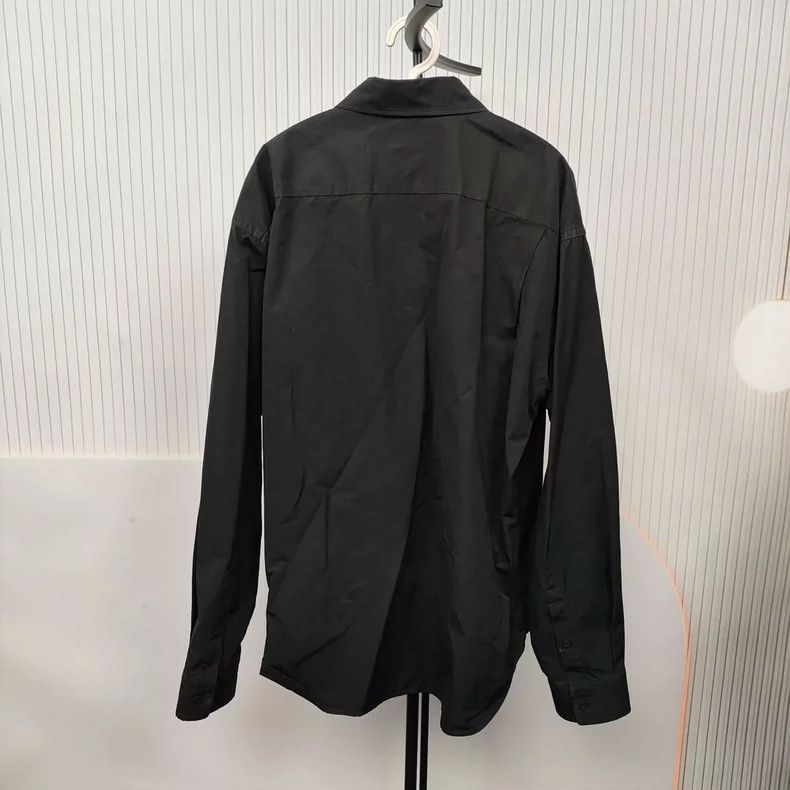 Balenciaga Balenciaga Men's Black Button-Up Shirt - dmc Size US M / EU 48-50 / 2 - 2 Thumbnail