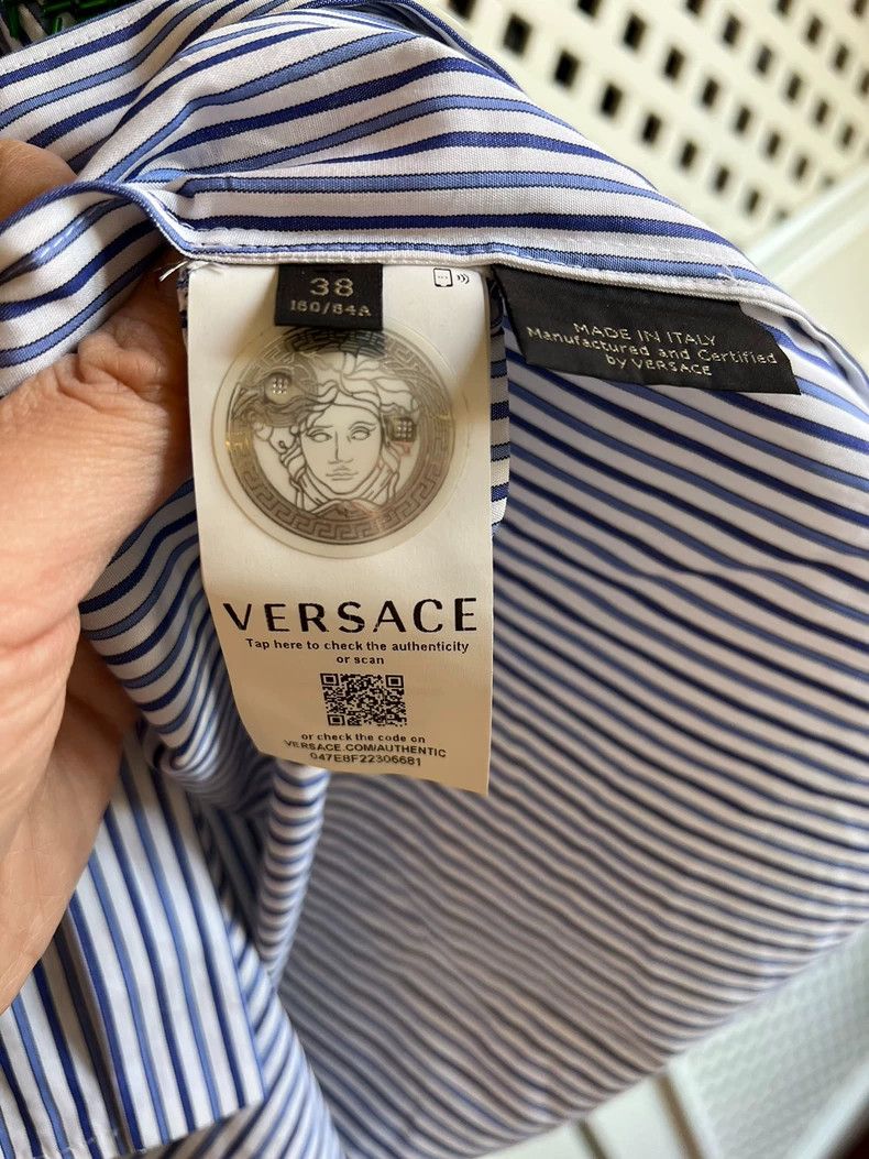 Versace Versace Jungle Embroidered Button-Up Shirt - dmc Size US M / EU 48-50 / 2 - 5 Thumbnail