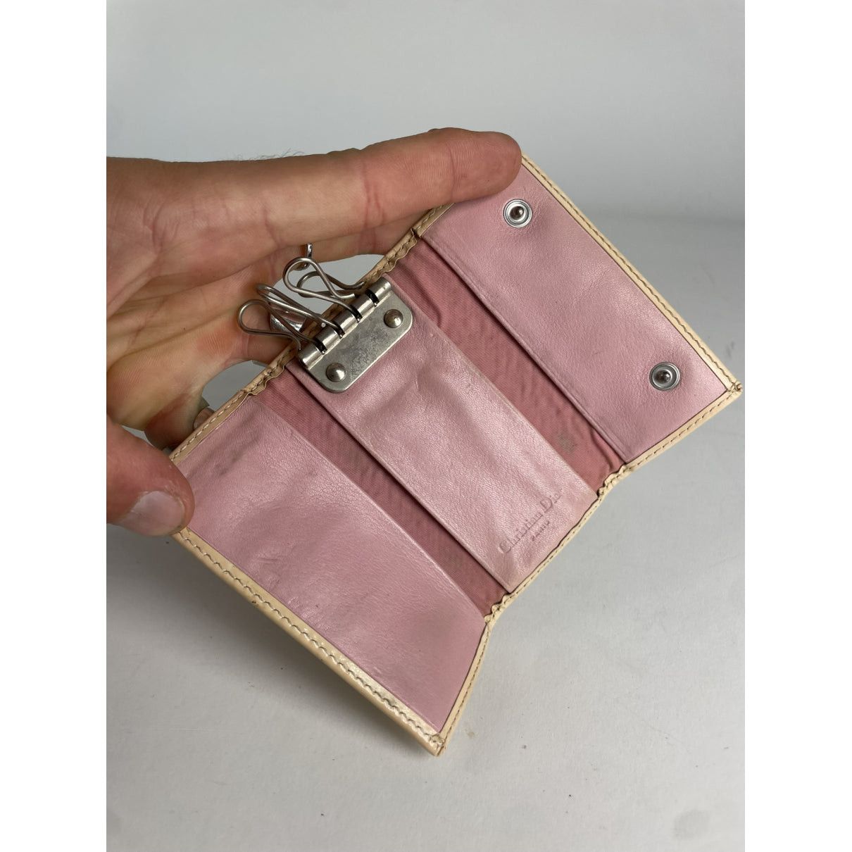 Dior Saddle Pink Leather Purse Size ONE SIZE - 4 Thumbnail