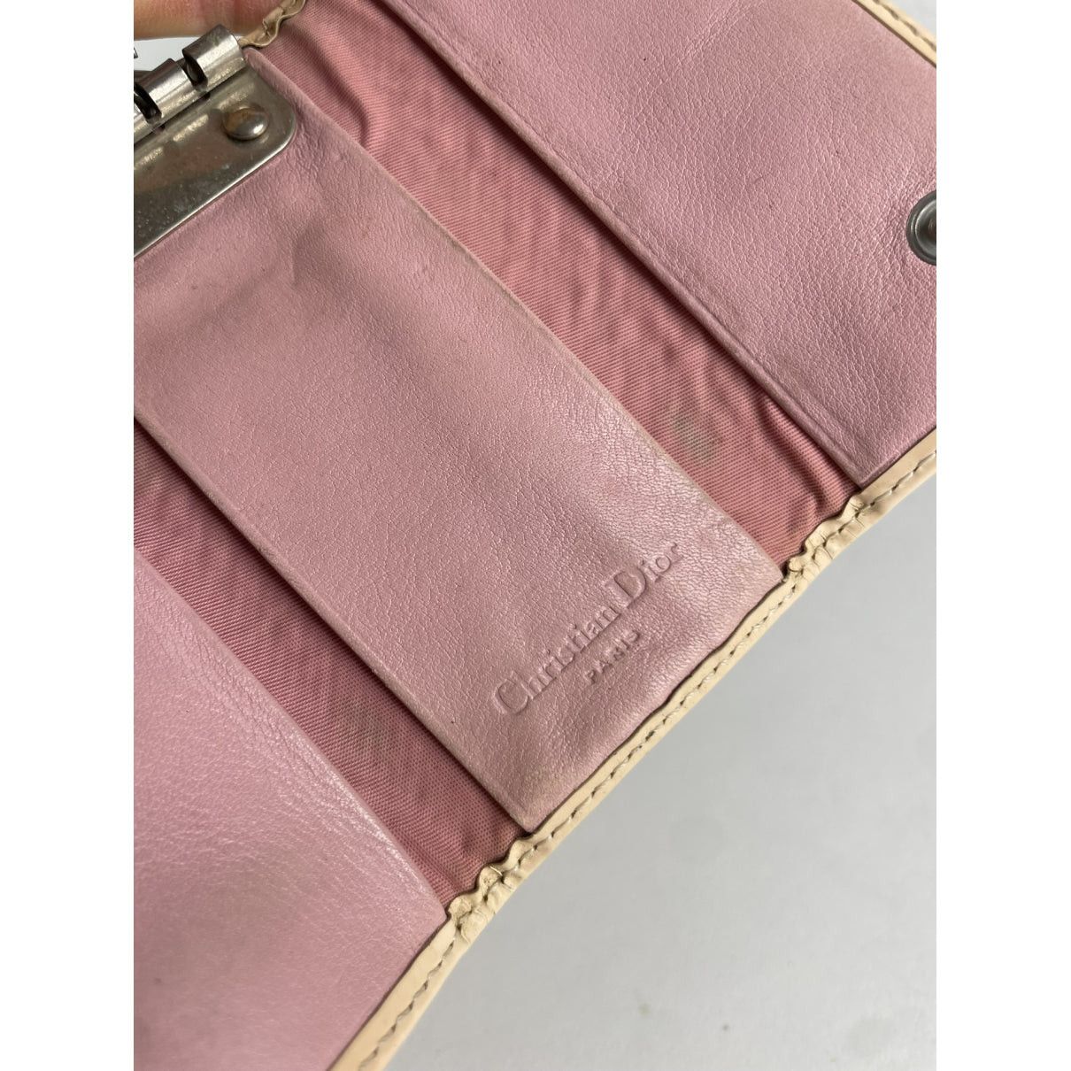 Dior Saddle Pink Leather Purse Size ONE SIZE - 5 Thumbnail
