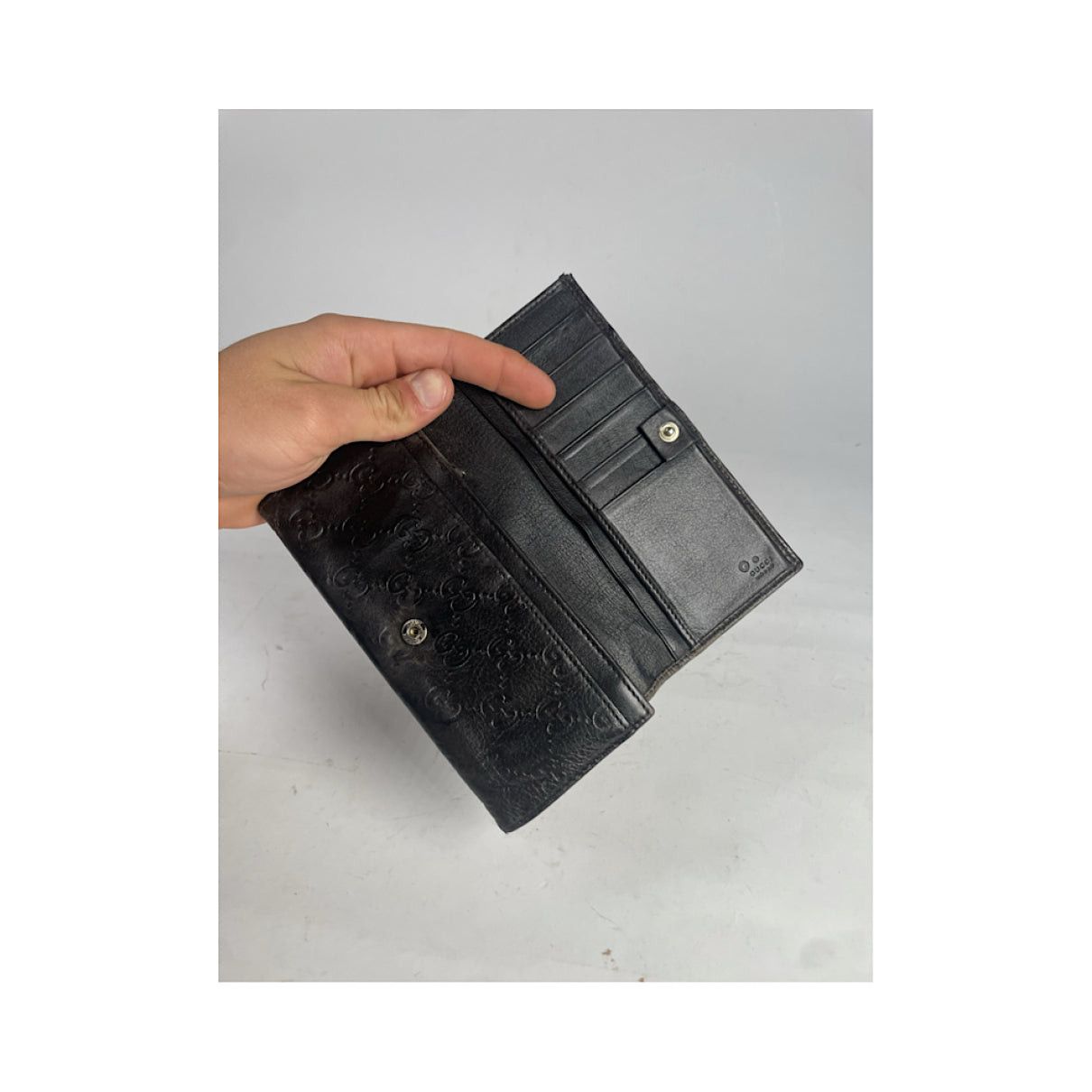 Gucci GG Blooms Brown Leather Wallet Size ONE SIZE - 4 Thumbnail
