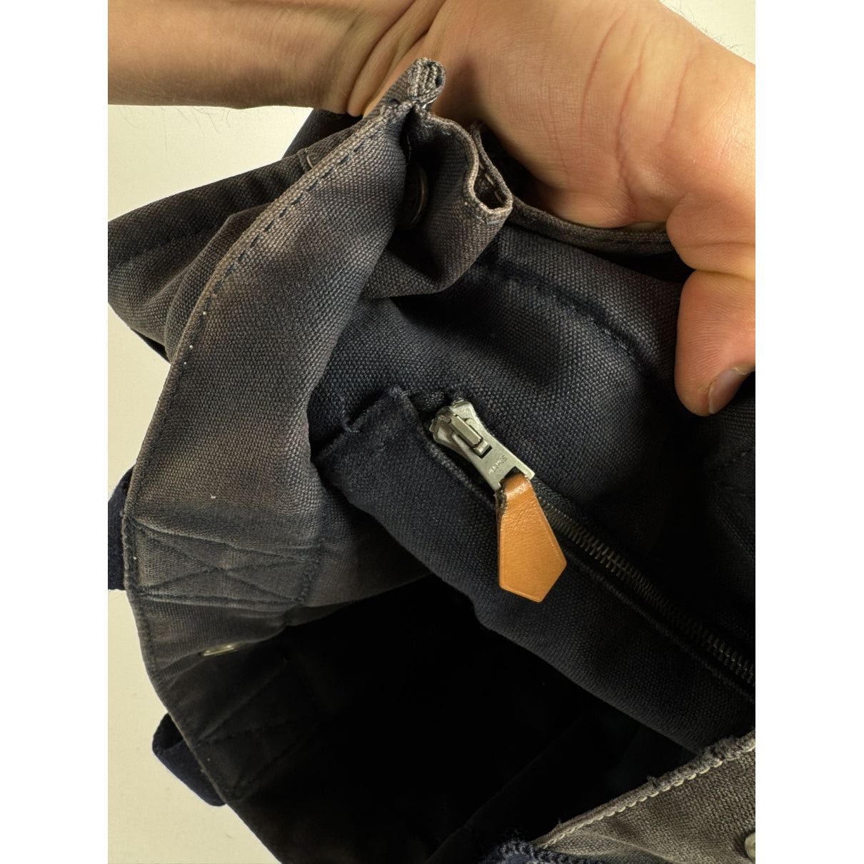 Other Hermès Blue Cotton Handbag Size ONE SIZE - 4 Thumbnail