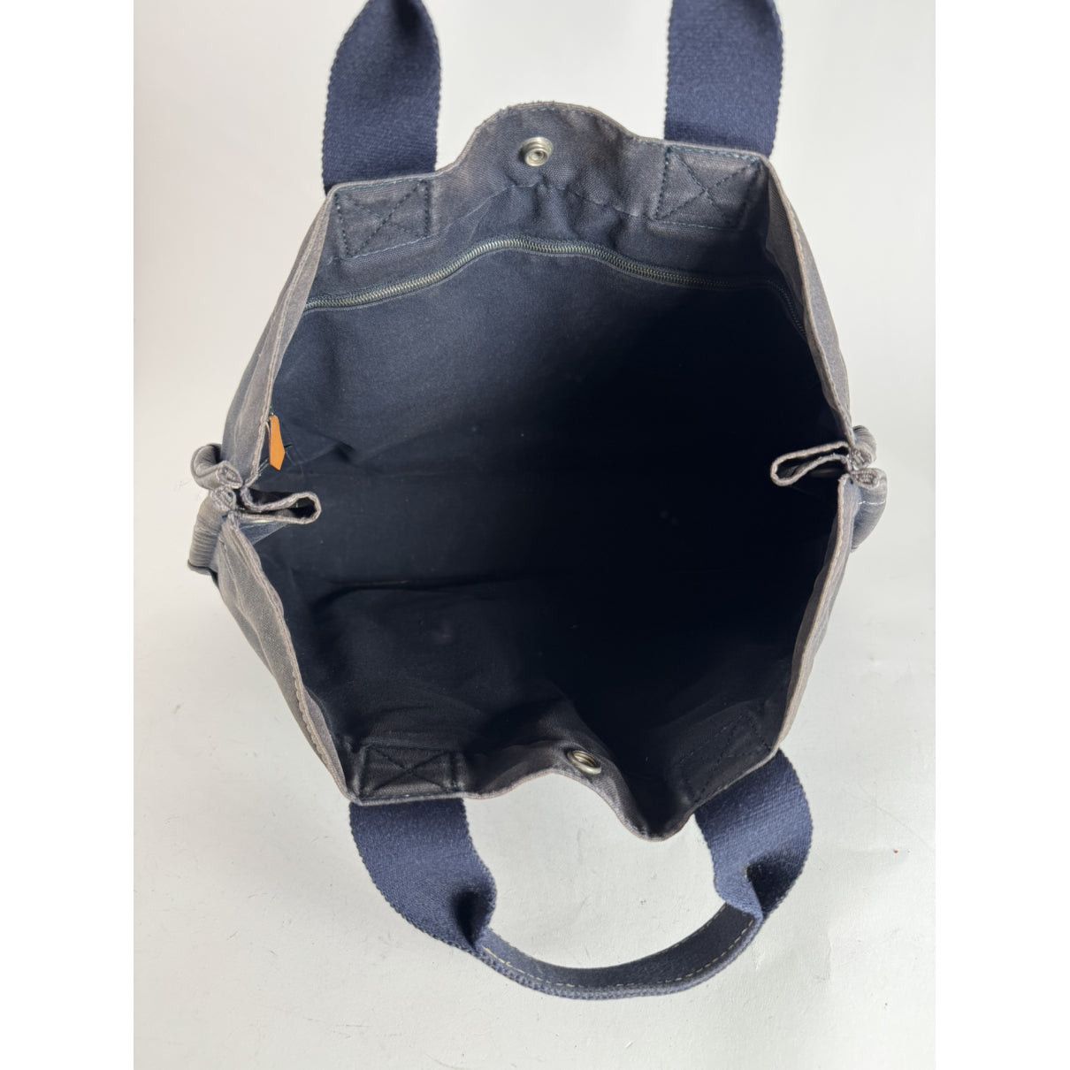 Other Hermès Blue Cotton Handbag Size ONE SIZE - 3 Thumbnail