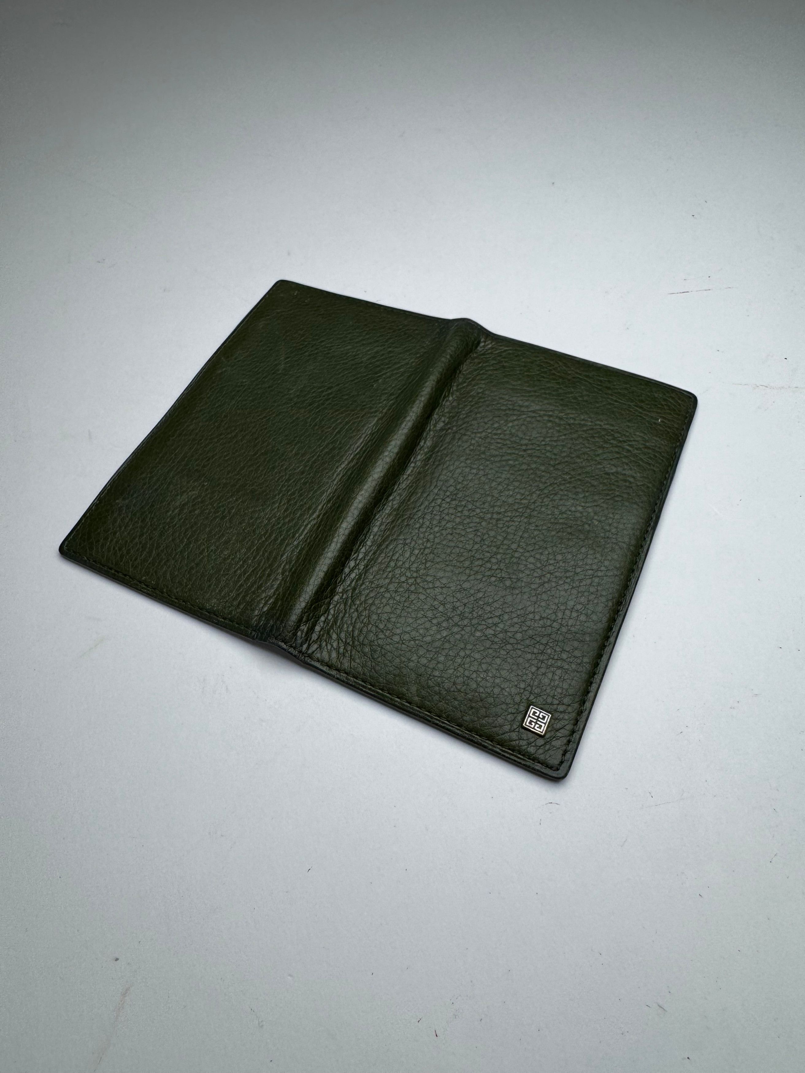Givenchy Vintage Leather Card Holder Green Size ONE SIZE - 6 Thumbnail