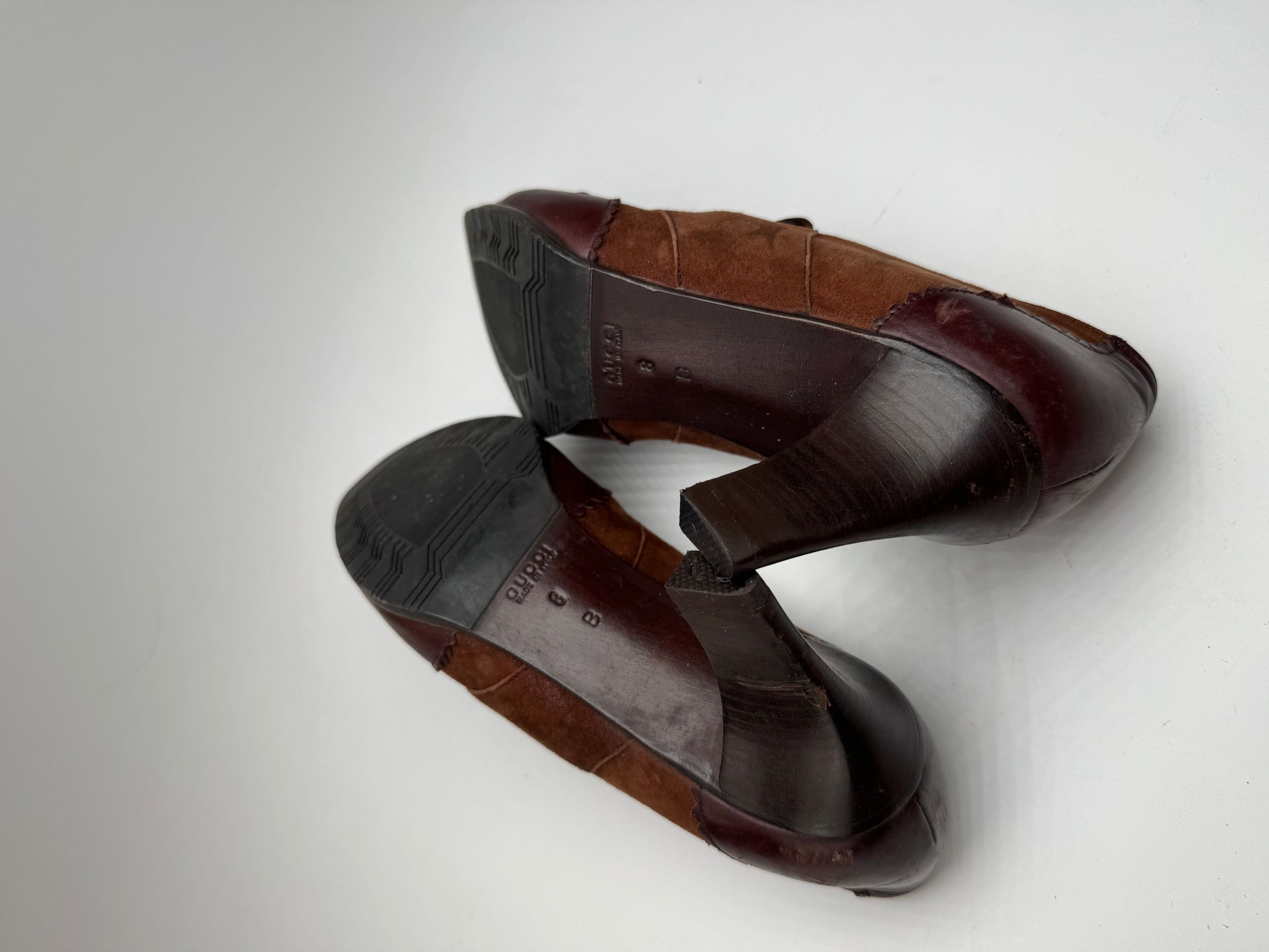 Gucci Vintage Horsebit Leather Pumps 38 Size US 7 / IT 37 - 7 Thumbnail