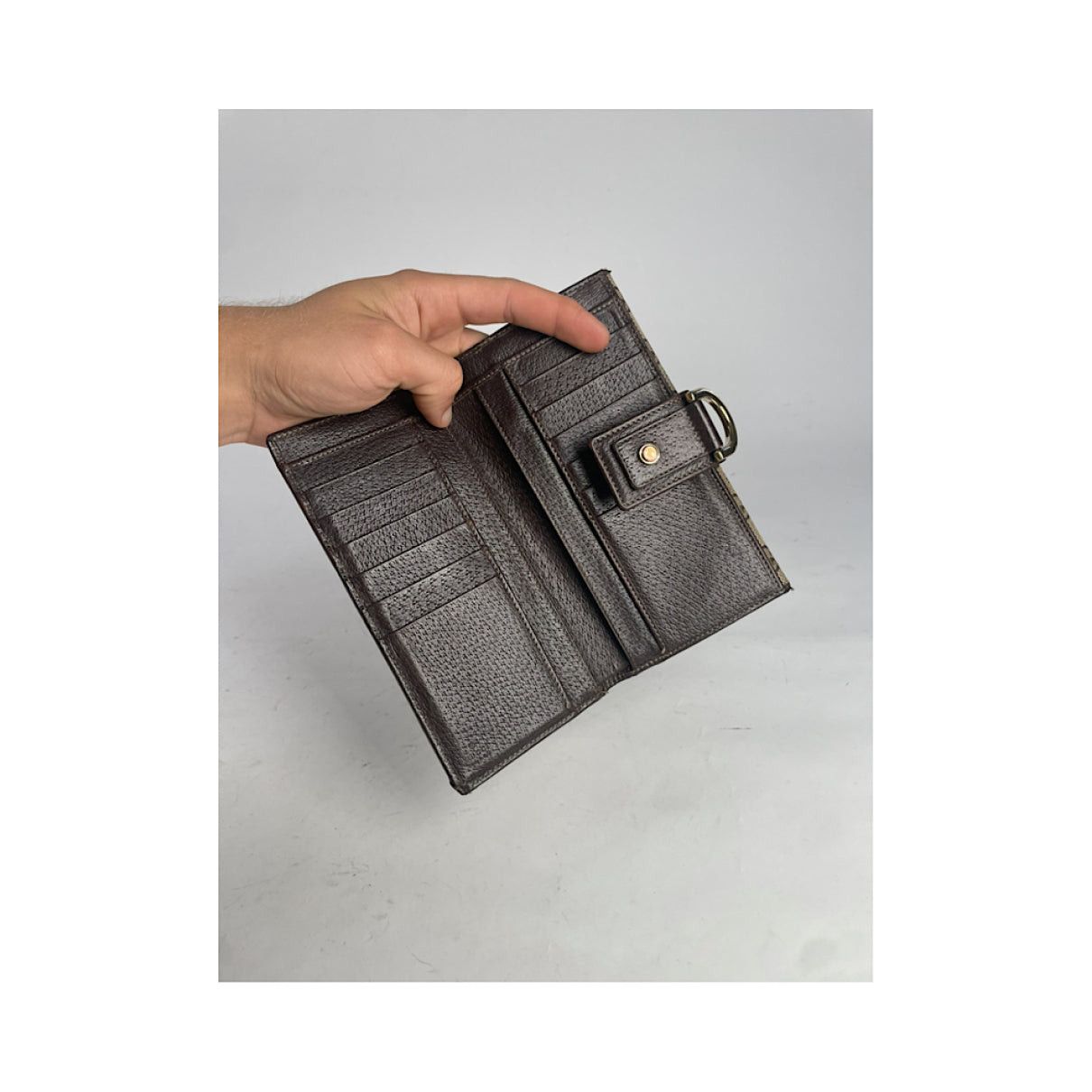 Gucci Horsebit 1955 Beige Cotton Wallet Size ONE SIZE - 4 Thumbnail