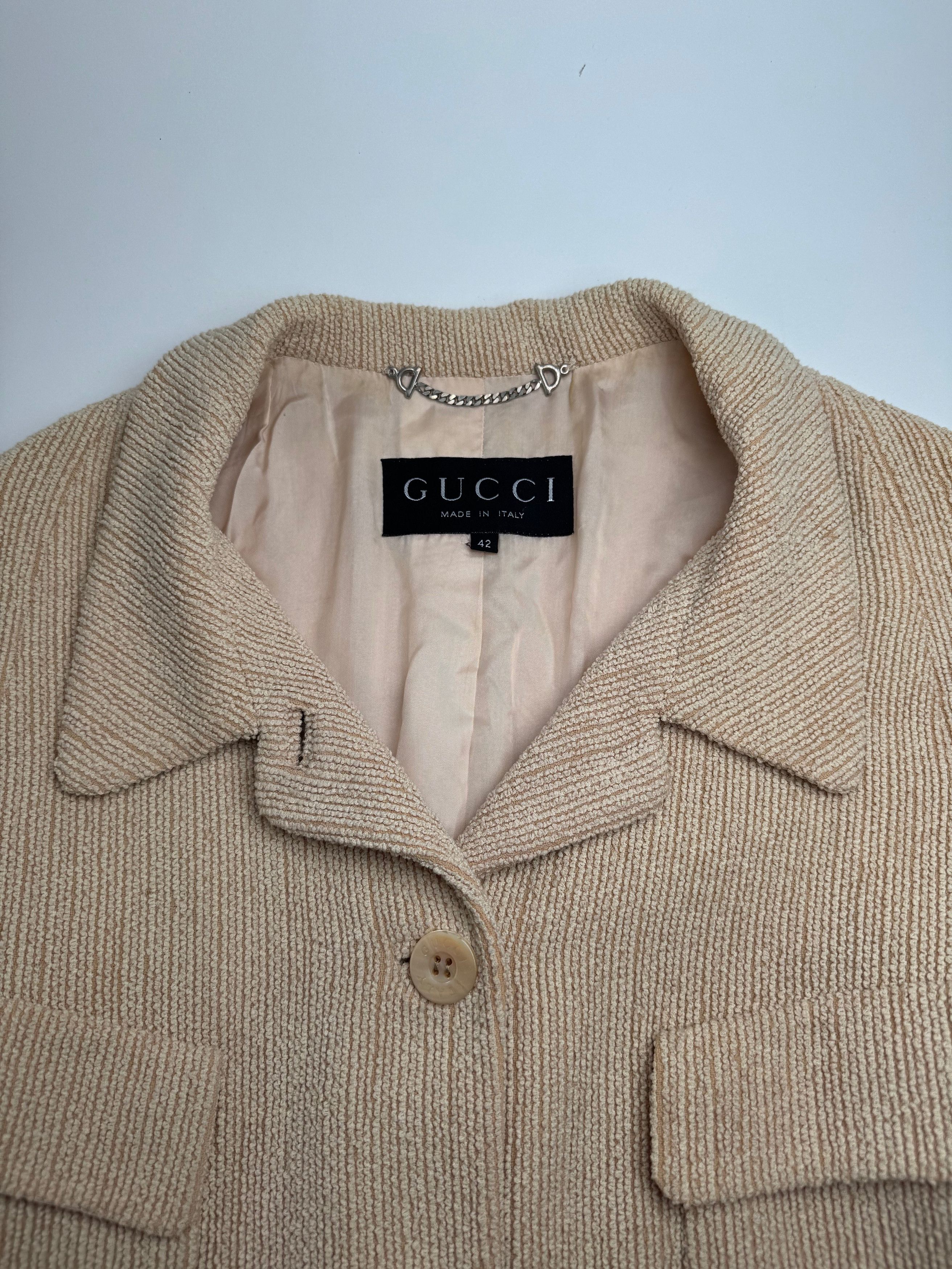 Gucci Vintage Trenchcoat Beige M Size M / US 6-8 / IT 42-44 - 5 Thumbnail