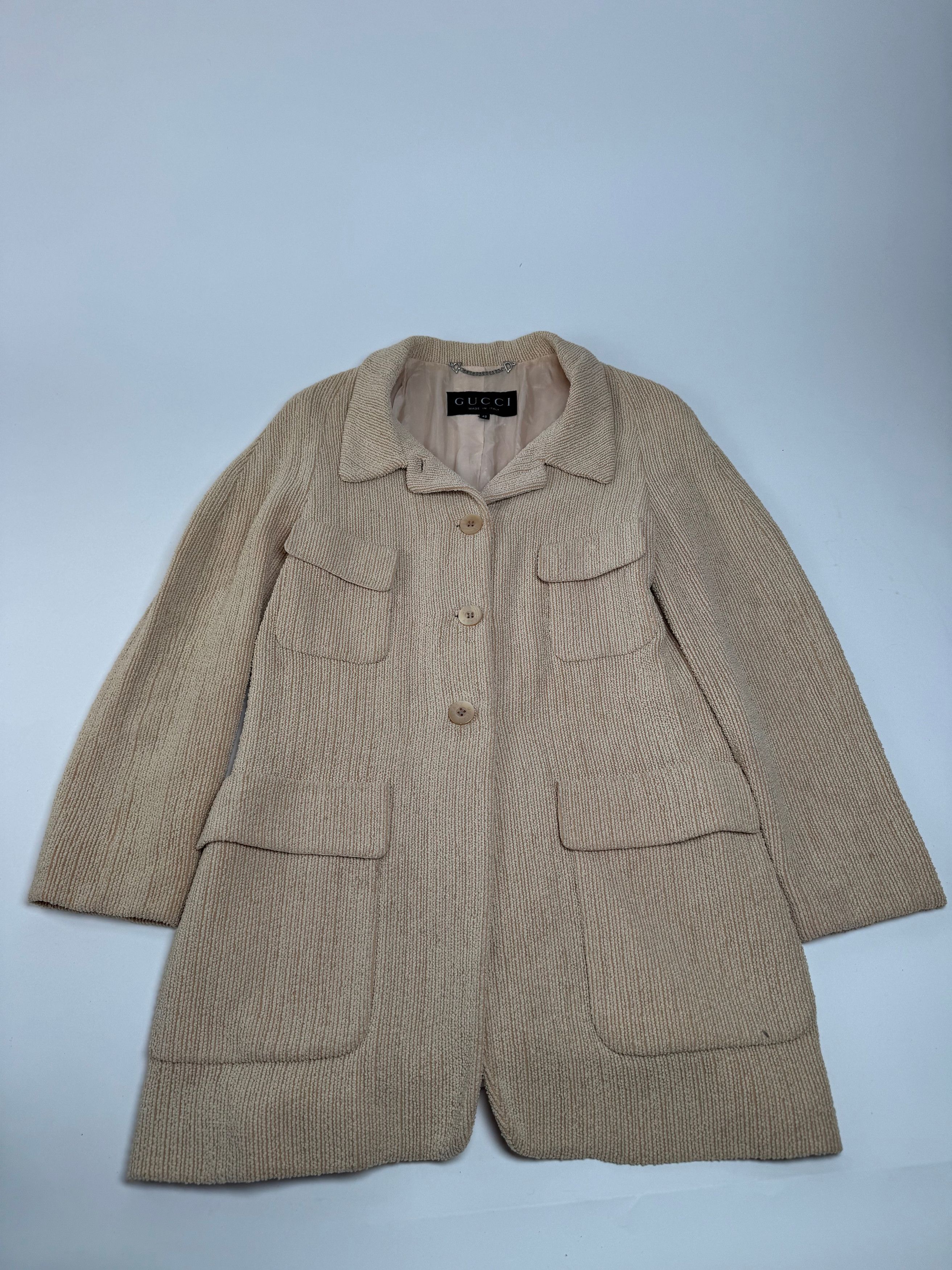 Gucci Vintage Trenchcoat Beige M Size M / US 6-8 / IT 42-44 - 4 Thumbnail