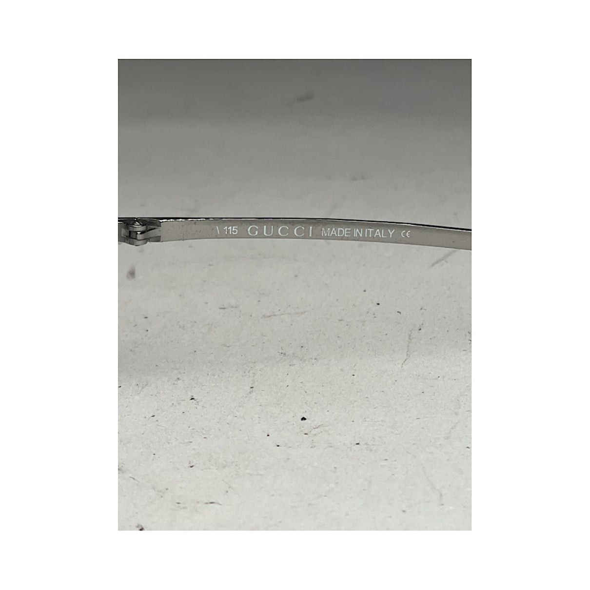 Gucci Silver Metal Sunglasses Size ONE SIZE - 4 Thumbnail
