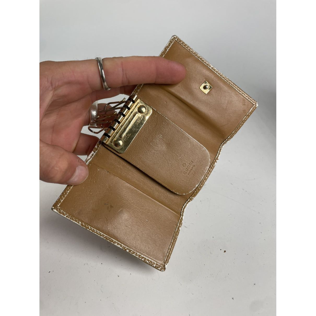 Gucci Queen Margaret Beige Cotton Purse Size ONE SIZE - 4 Thumbnail
