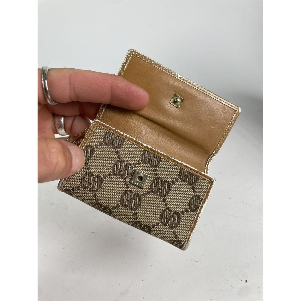 Gucci Queen Margaret Beige Cotton Purse Size ONE SIZE - 3 Thumbnail