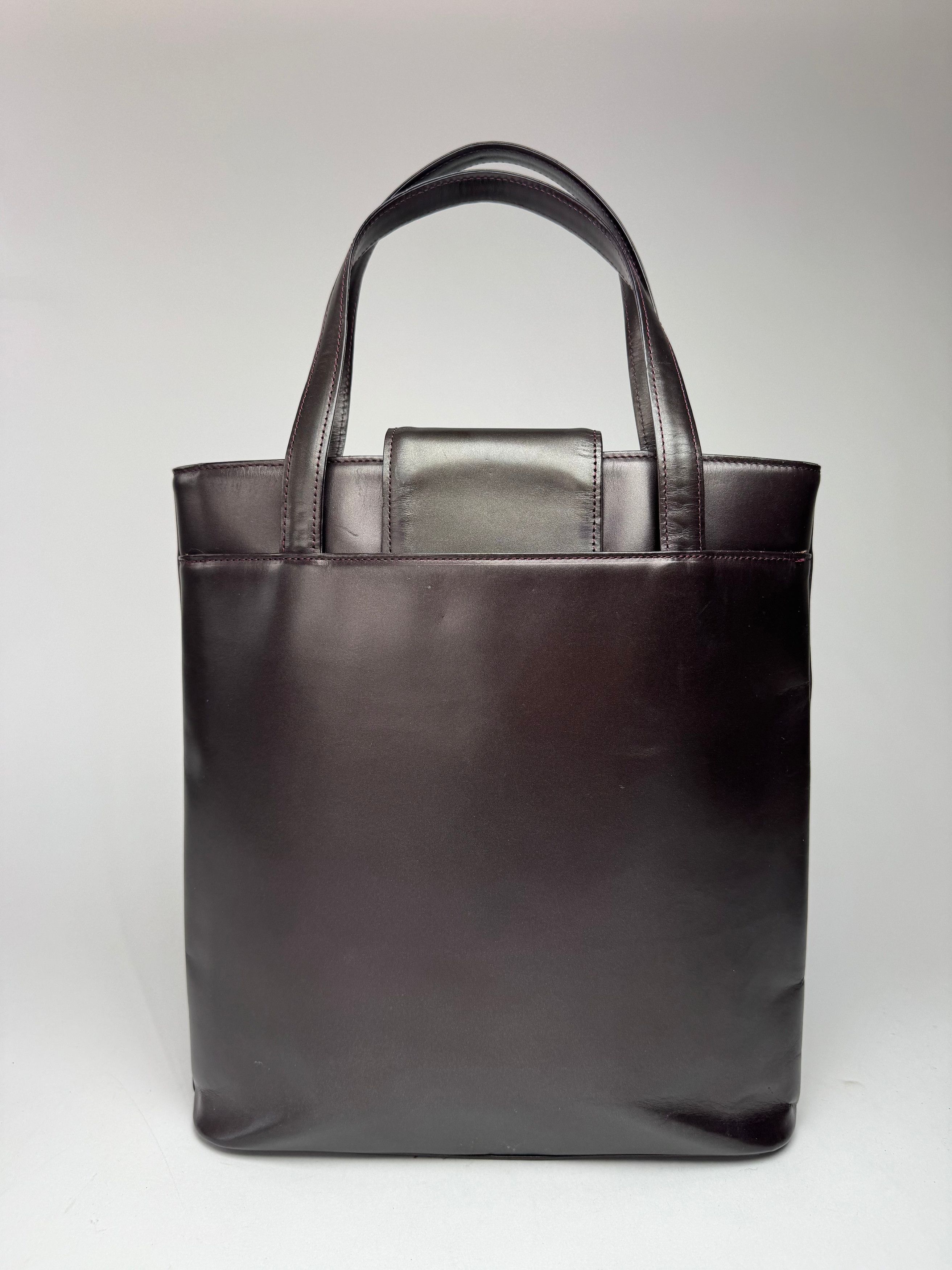 Givenchy Vintage Antigona Patent Leather Bag brown Size ONE SIZE - 3 Thumbnail