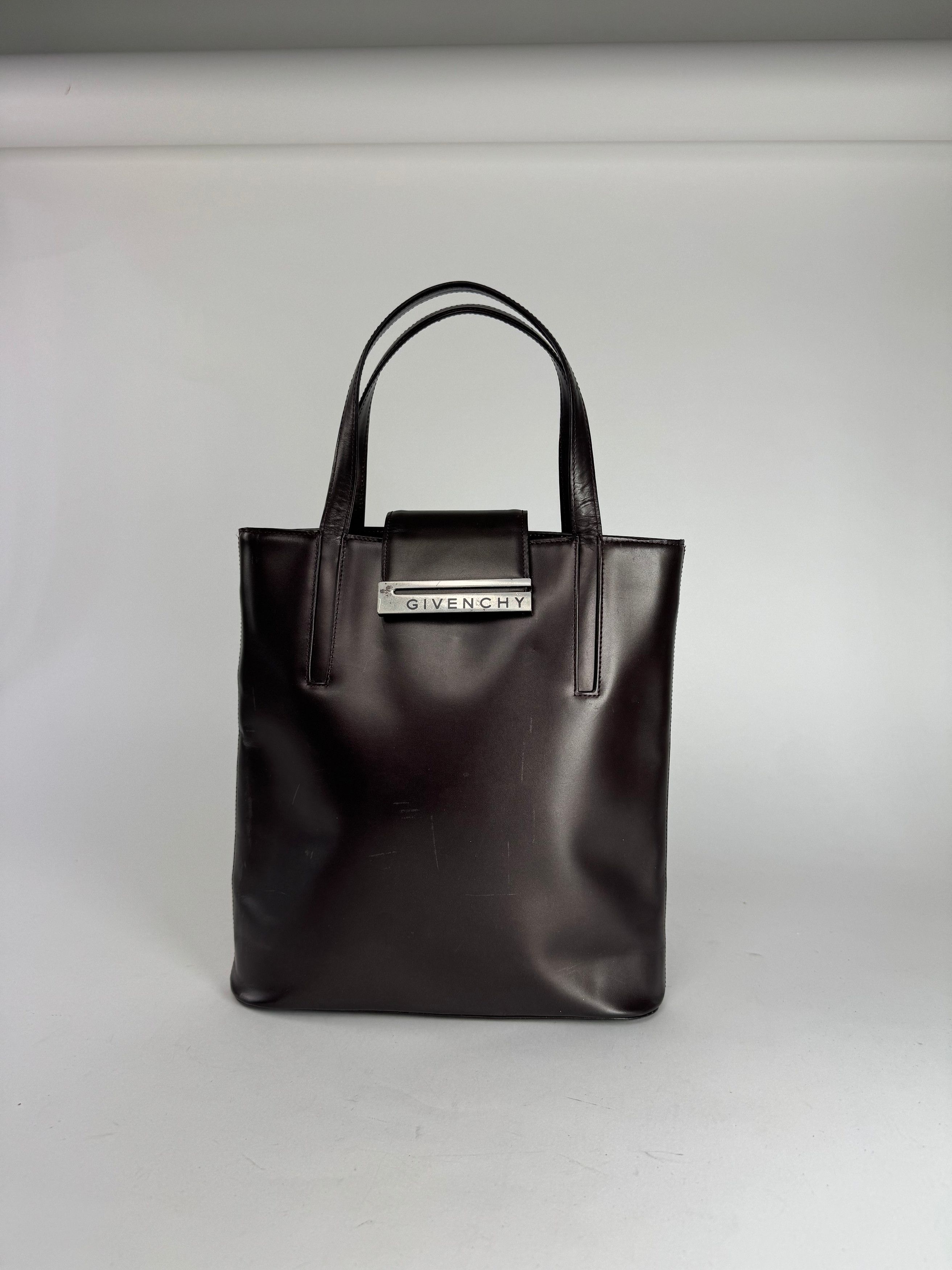 Givenchy Vintage Antigona Patent Leather Bag brown Size ONE SIZE - 8 Thumbnail