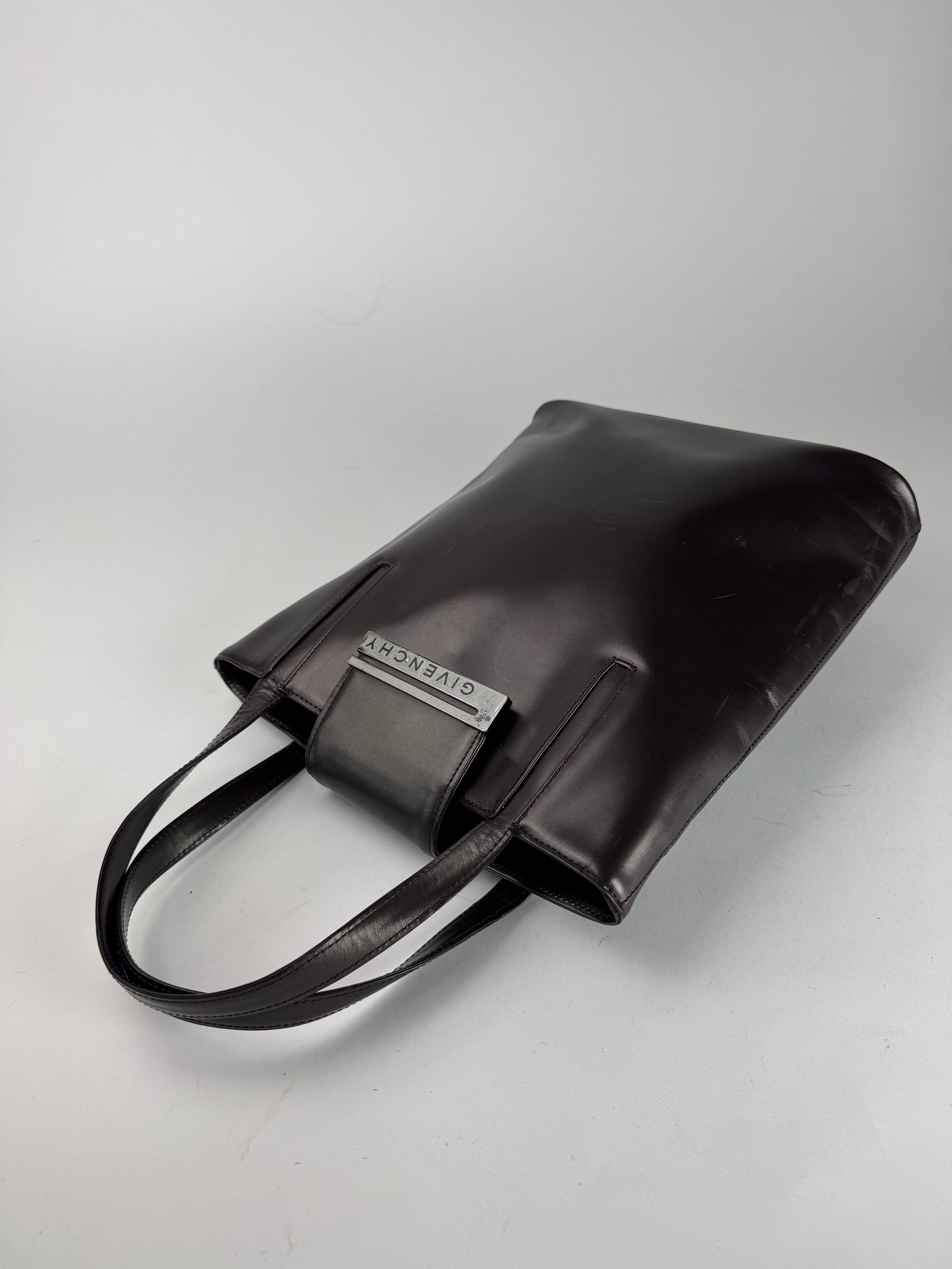 Givenchy Vintage Antigona Patent Leather Bag brown Size ONE SIZE - 4 Thumbnail