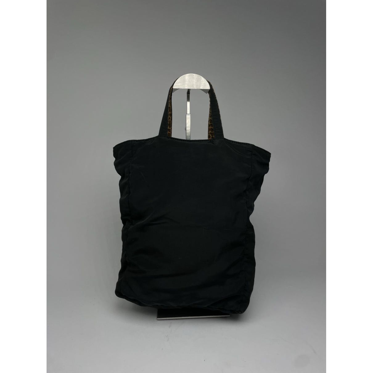 Bottega Veneta Campana Black Polyester Handbag Size ONE SIZE - 2 Thumbnail