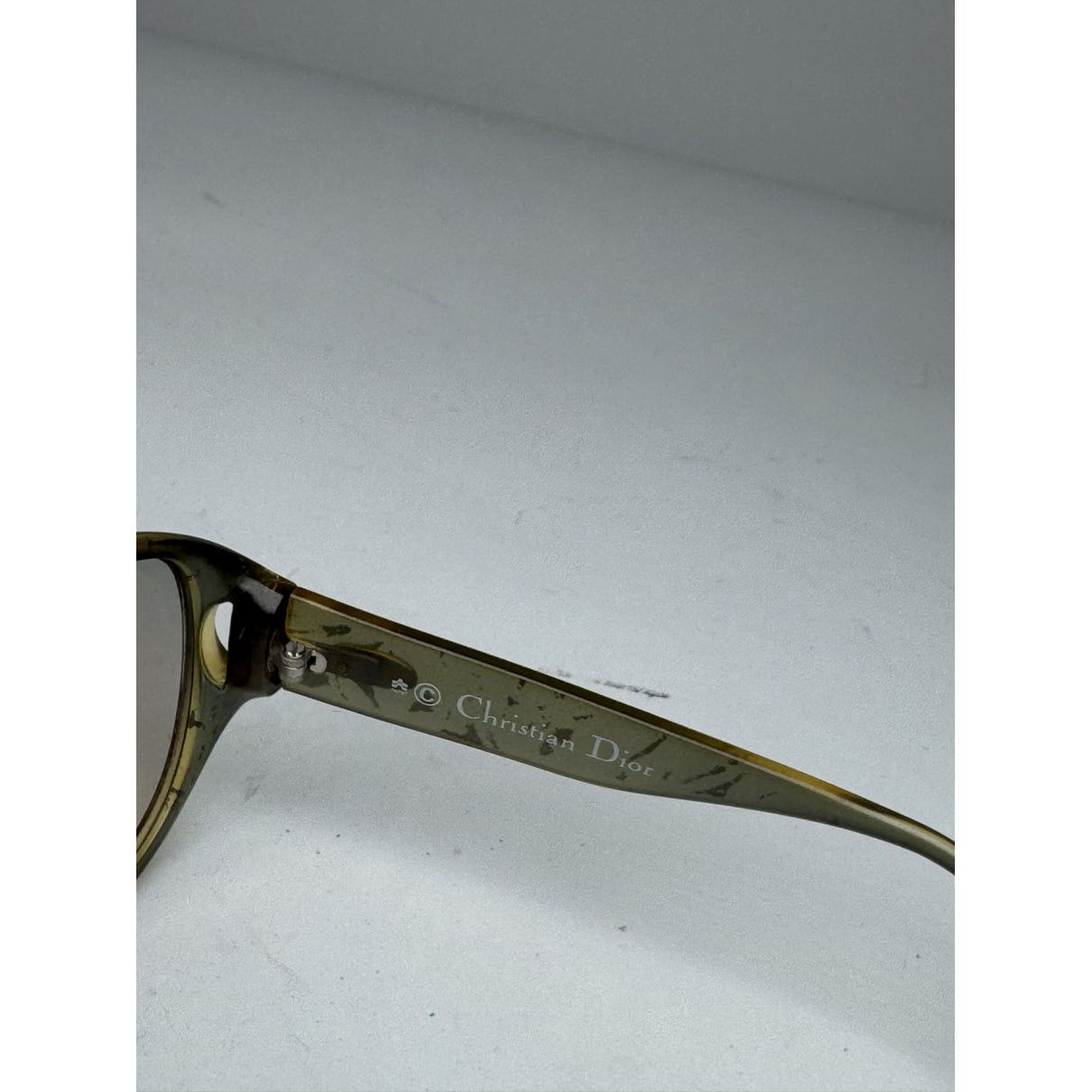Dior Gold Plastic Sunglasses Size ONE SIZE - 3 Thumbnail
