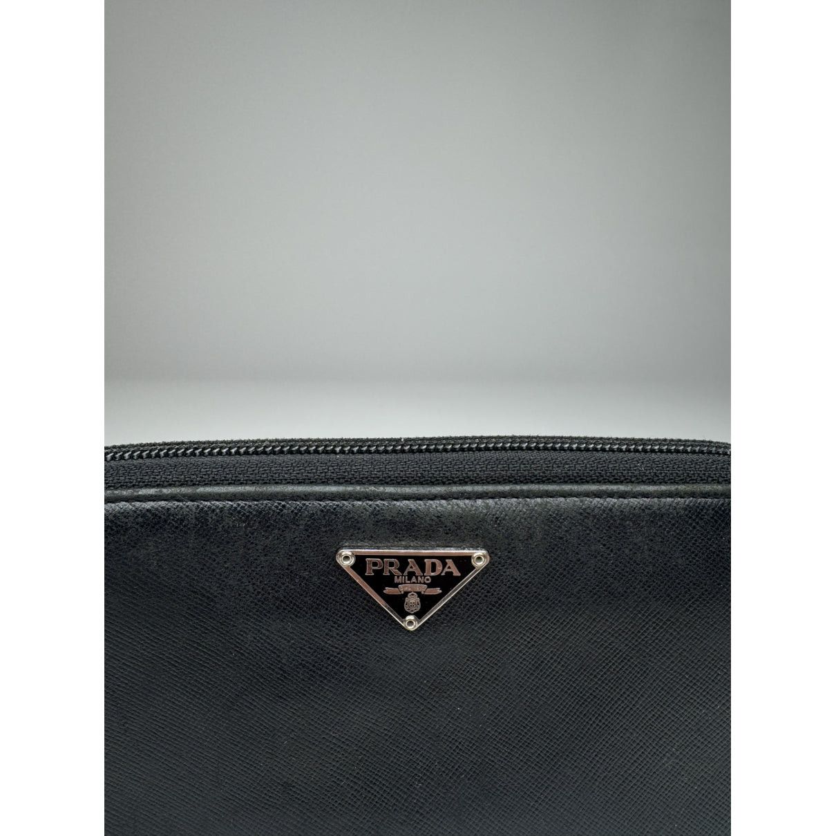 Prada Tessuto Black Leather Wallet Size ONE SIZE - 5 Thumbnail