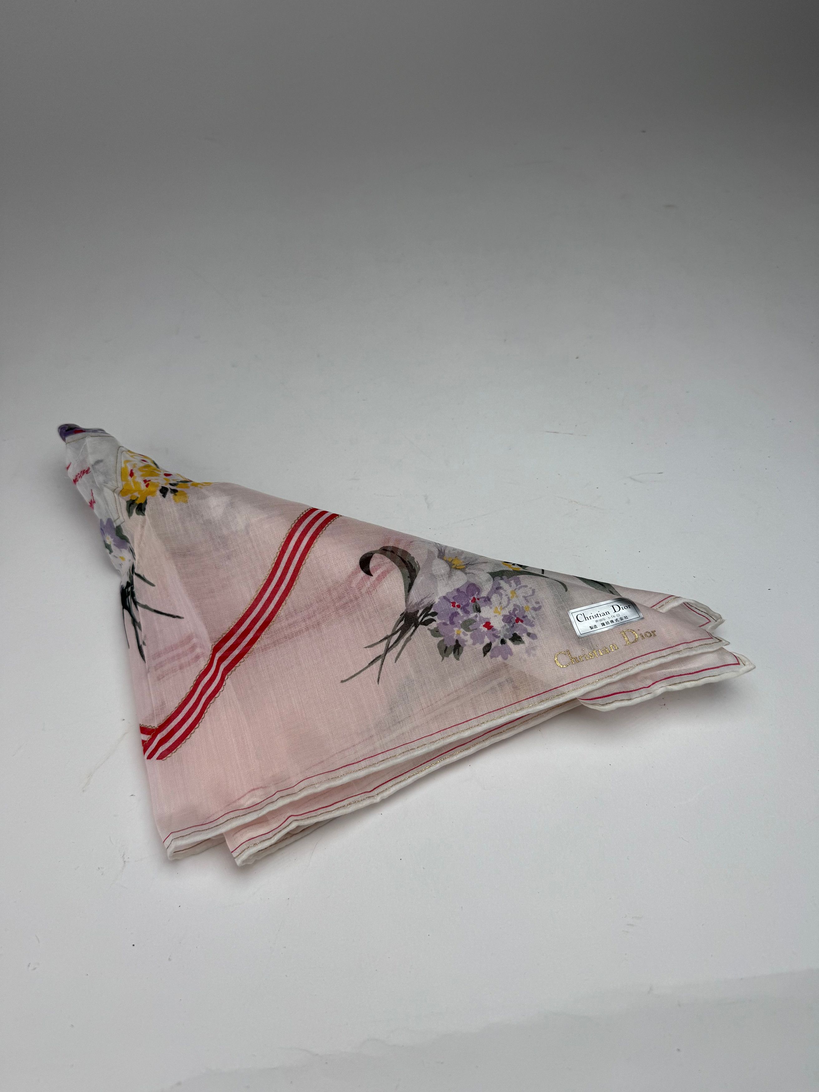 Dior Vintage Christian Silk Scarf engagement Size ONE SIZE - 6 Thumbnail