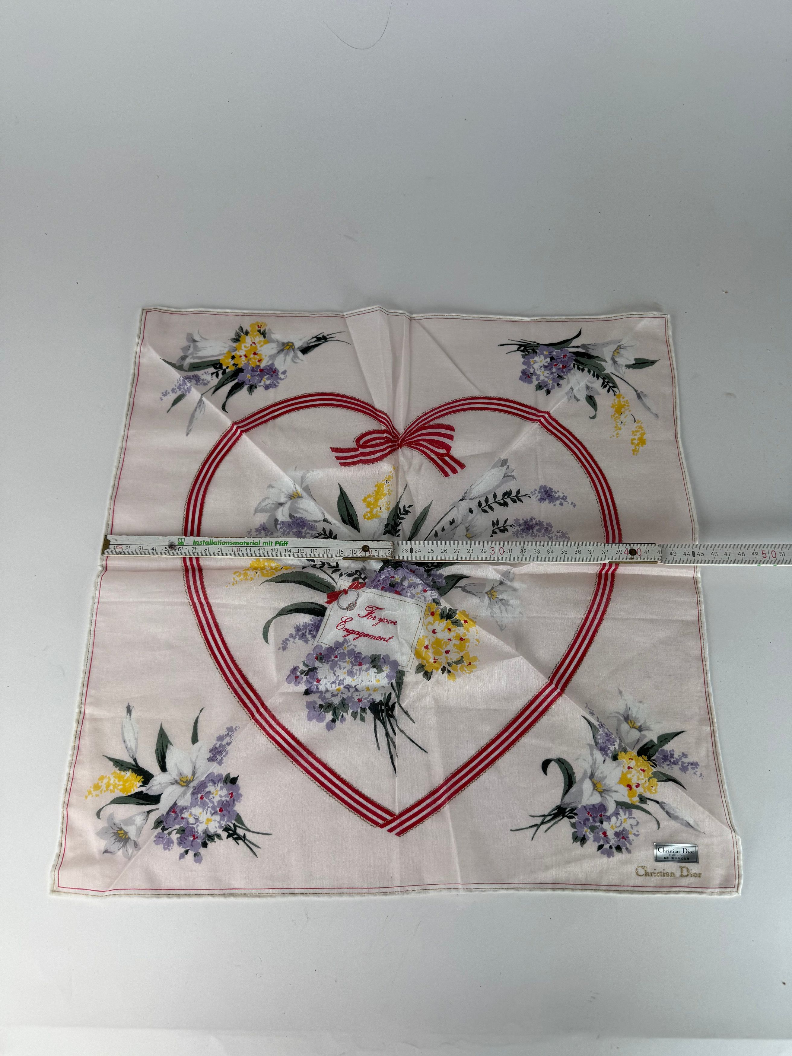 Dior Vintage Christian Silk Scarf engagement Size ONE SIZE - 5 Thumbnail