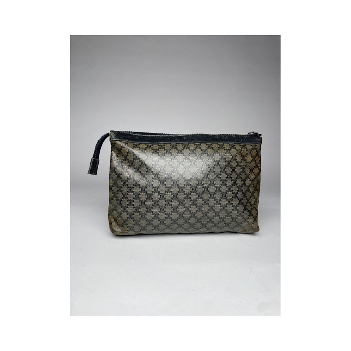 Celine Trotteur Grey Leather Clutch Bag Size ONE SIZE - 5 Thumbnail