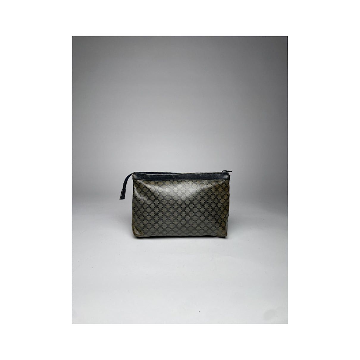 Celine Trotteur Grey Leather Clutch Bag Size ONE SIZE - 2 Thumbnail