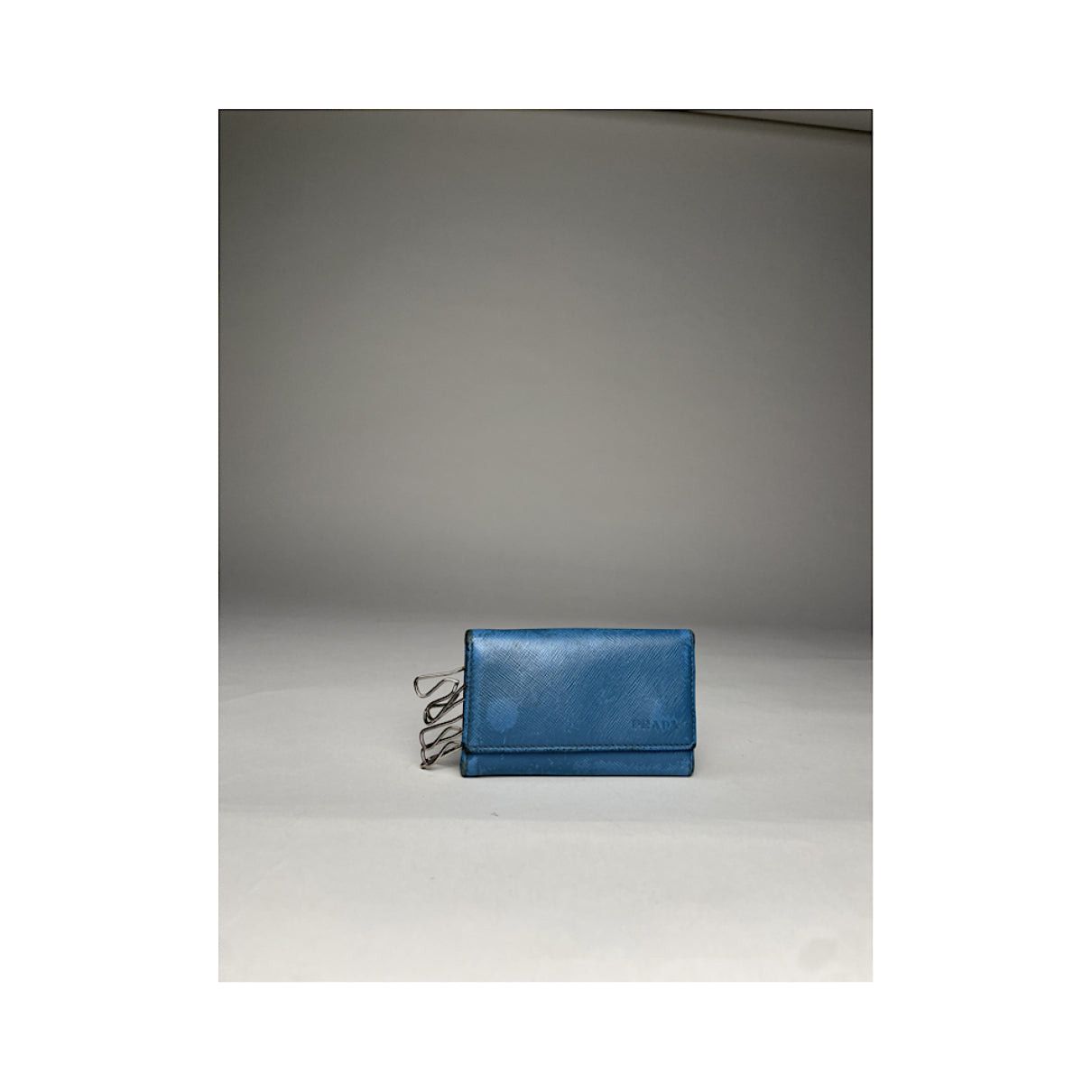 Prada Blue Leather Purse Size ONE SIZE - 5 Thumbnail