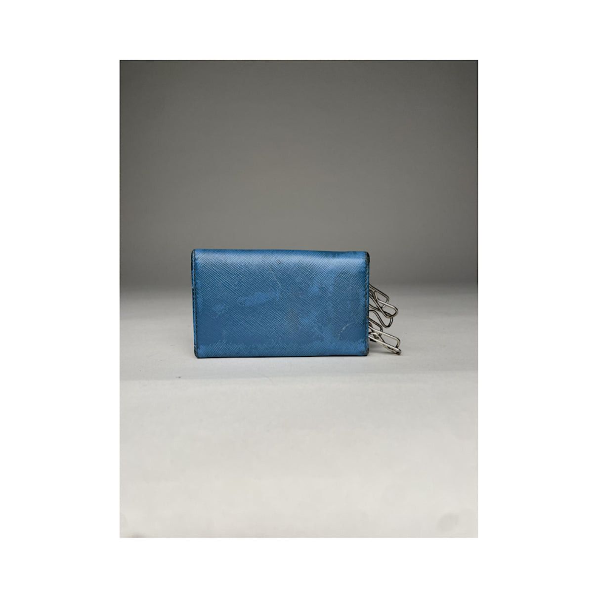 Prada Blue Leather Purse Size ONE SIZE - 3 Thumbnail
