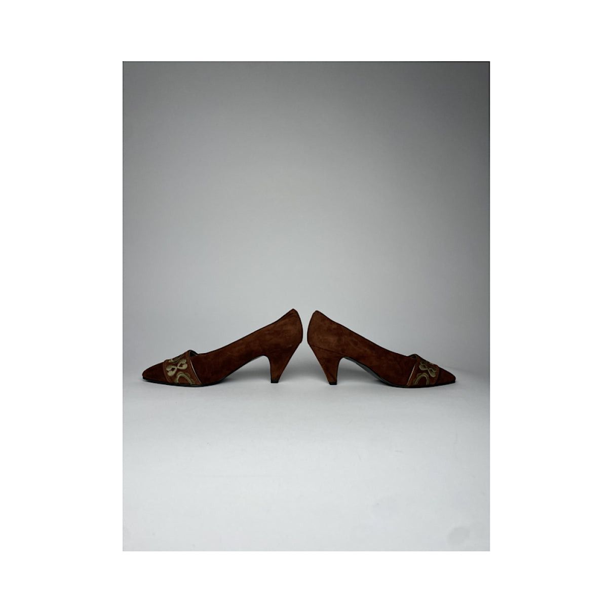 Other Saint Laurent Anja Brown Leather Heel Size US 4.5 / IT 34.5 - 2 Thumbnail