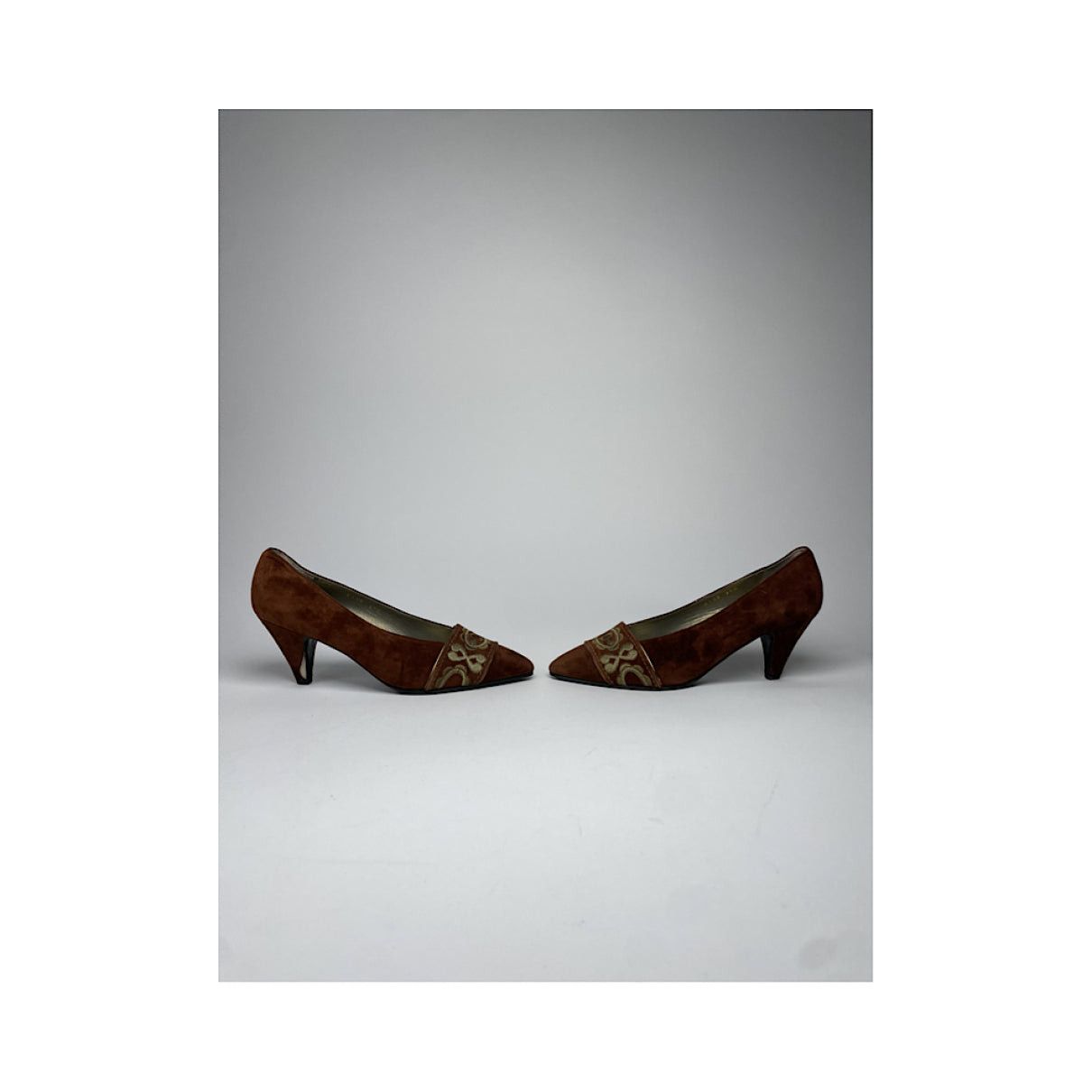 Other Saint Laurent Anja Brown Leather Heel Size US 4.5 / IT 34.5 - 3 Thumbnail