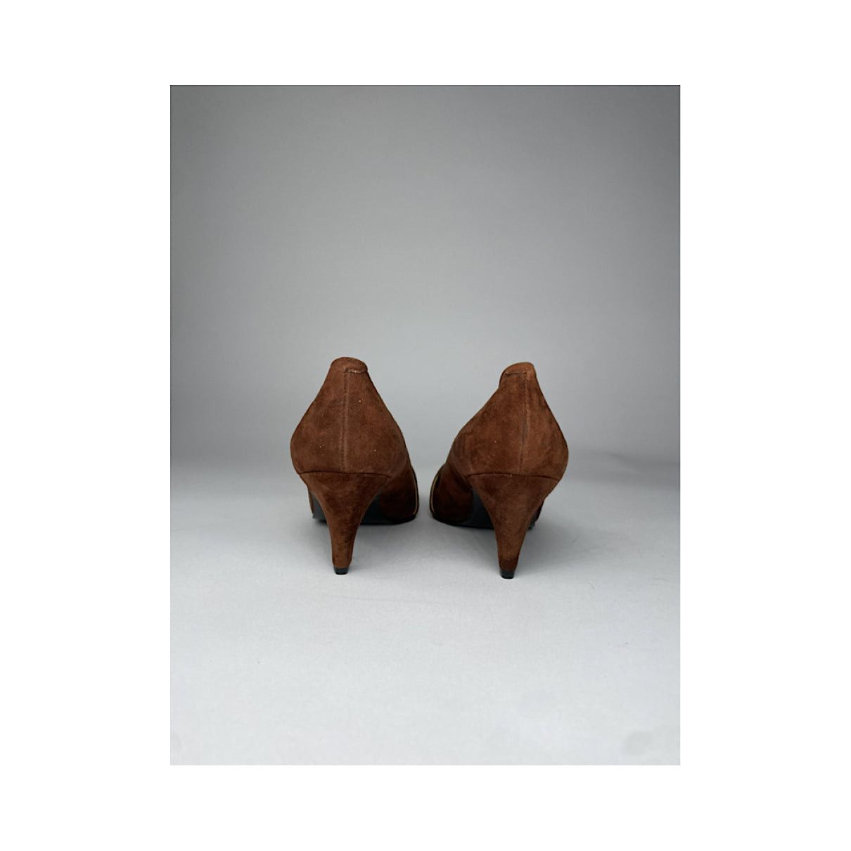 Other Saint Laurent Anja Brown Leather Heel Size US 4.5 / IT 34.5 - 5 Thumbnail