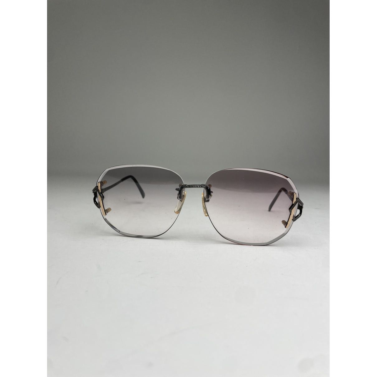 Balenciaga Purple Metal Sunglasses Size ONE SIZE - 2 Thumbnail