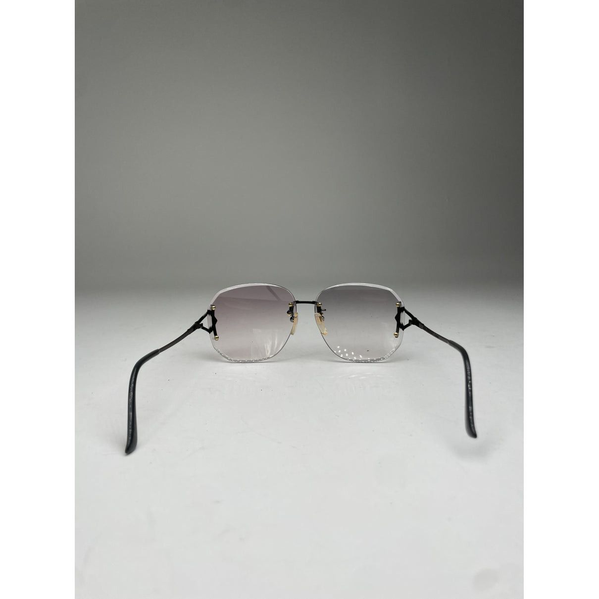 Balenciaga Purple Metal Sunglasses Size ONE SIZE - 4 Thumbnail
