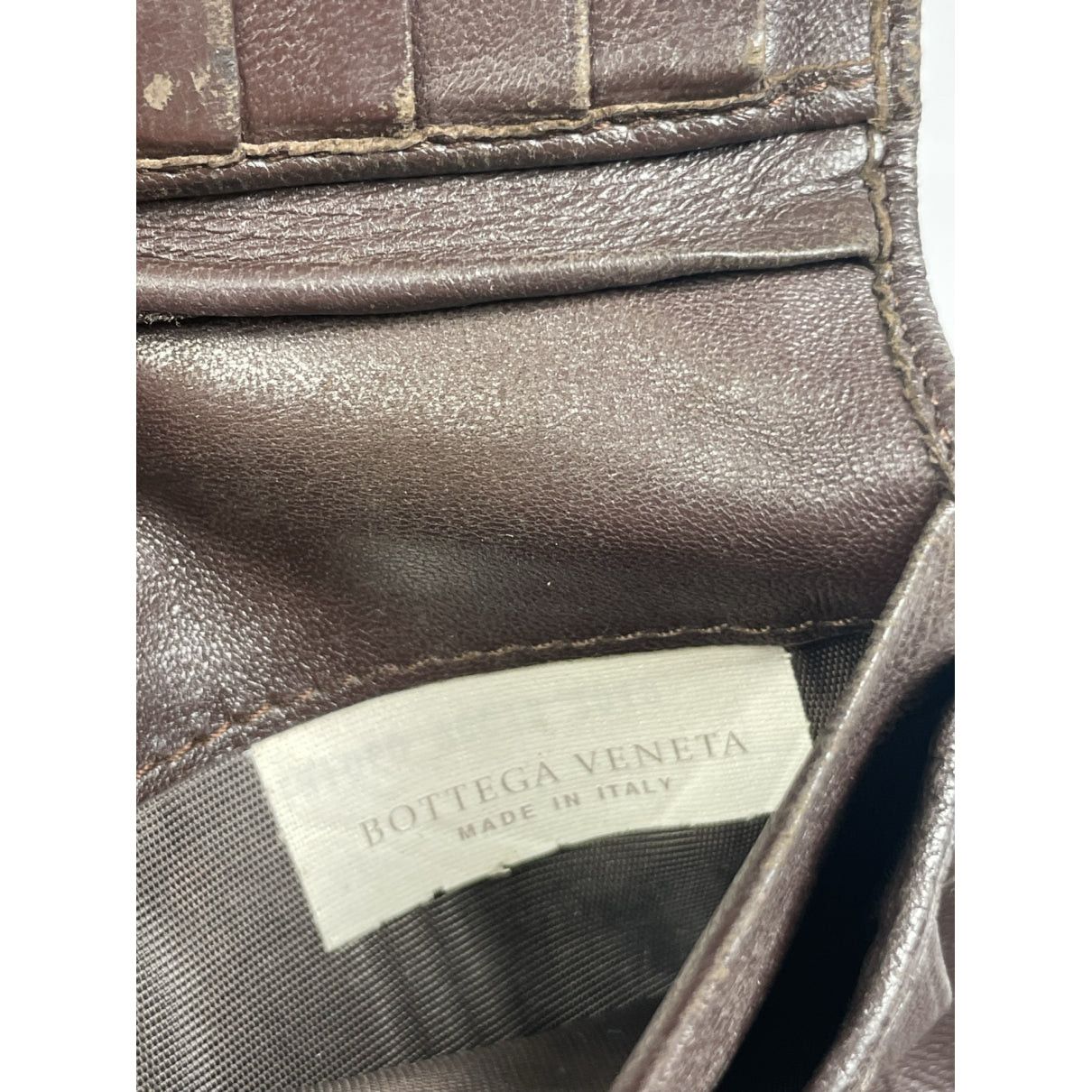 Bottega Veneta Intrecciato Brown Leather Wallet Size ONE SIZE - 4 Thumbnail