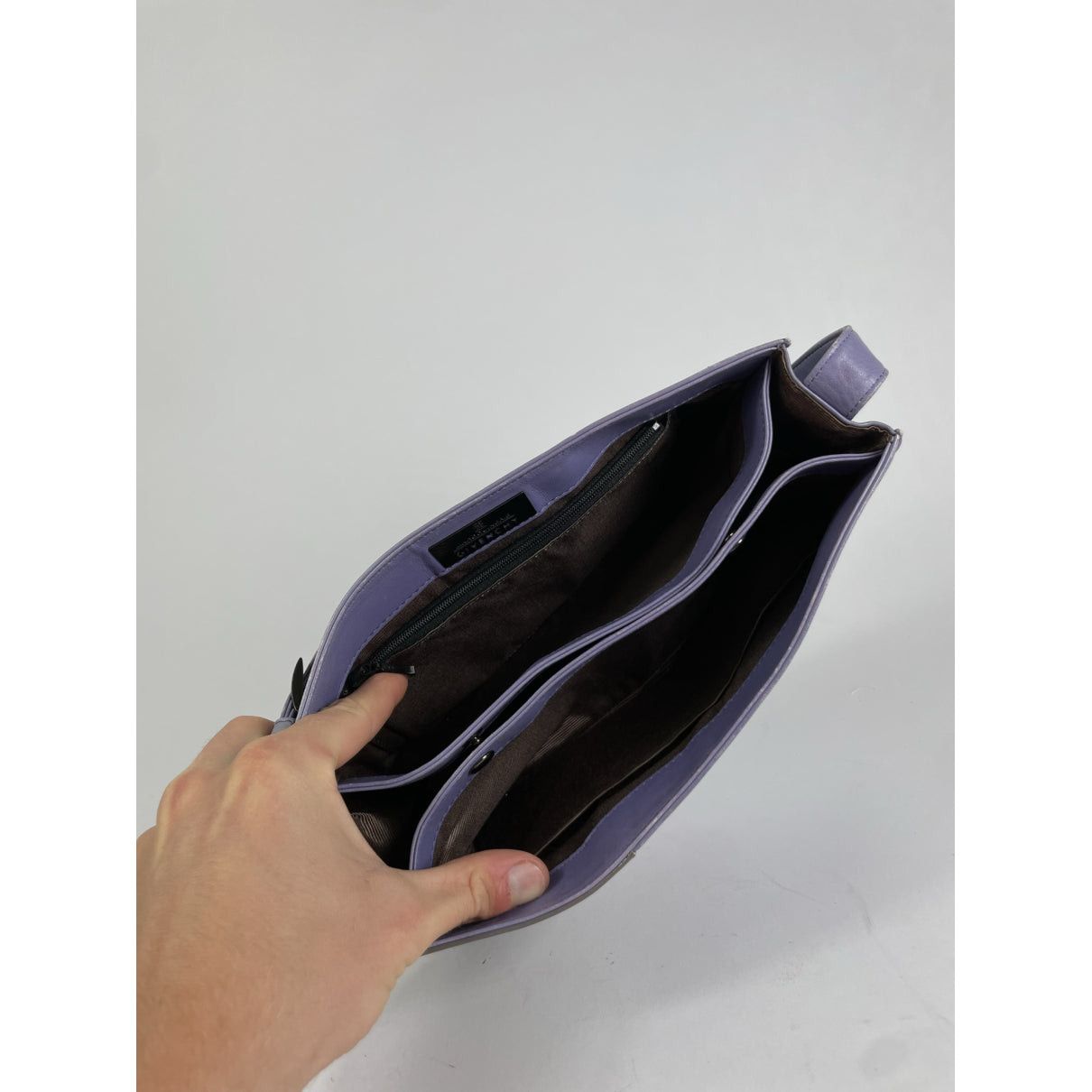 Givenchy Whip Purple Patent Leather Handbag Size ONE SIZE - 4 Thumbnail