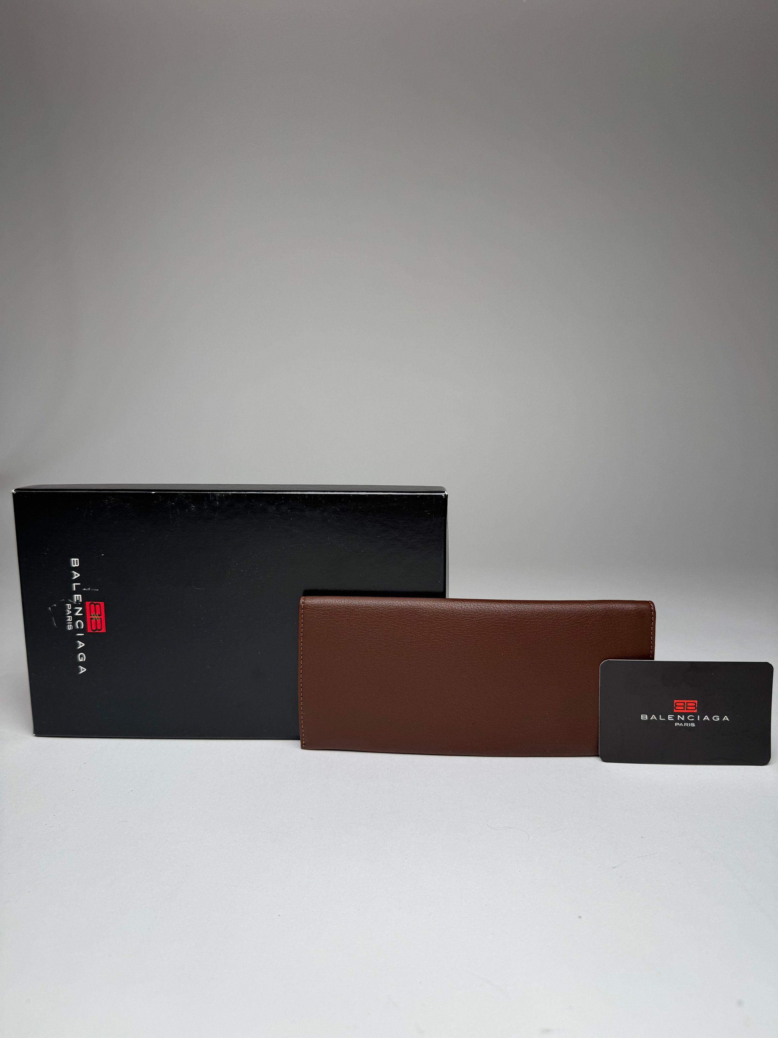Balenciaga Vintage Leather Card Holder / ID Holder Brown New Size ONE SIZE - 12 Thumbnail