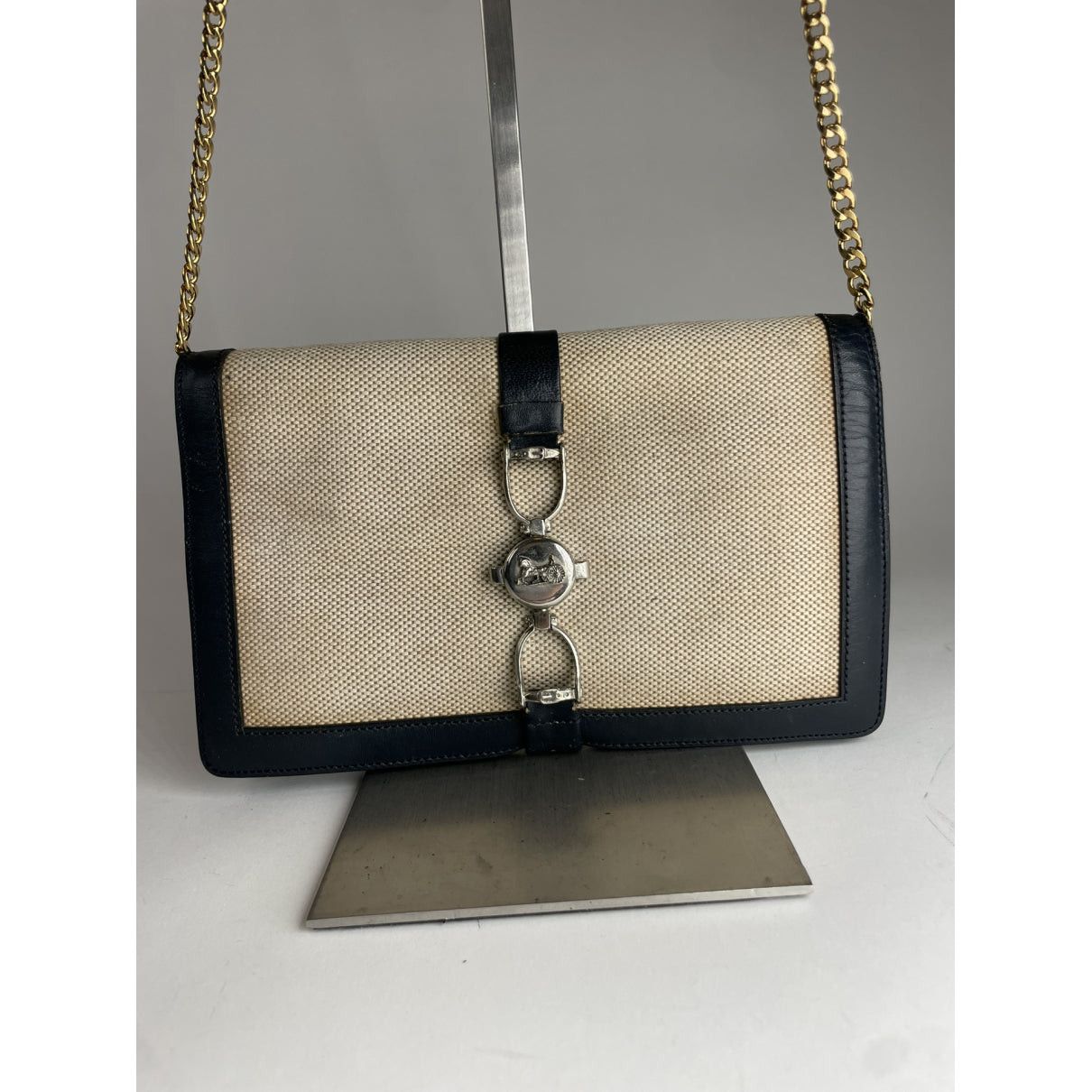 Celine Triomphe chain Multicolour Leather Handbag Size ONE SIZE - 4 Thumbnail